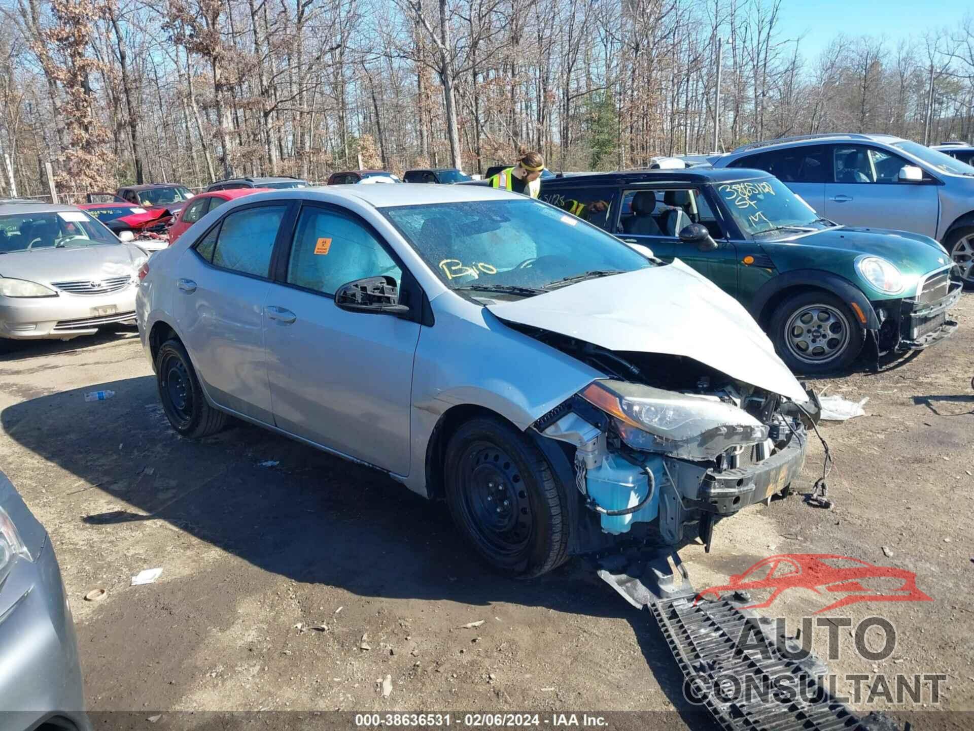 TOYOTA COROLLA 2017 - 2T1BURHE2HC891329