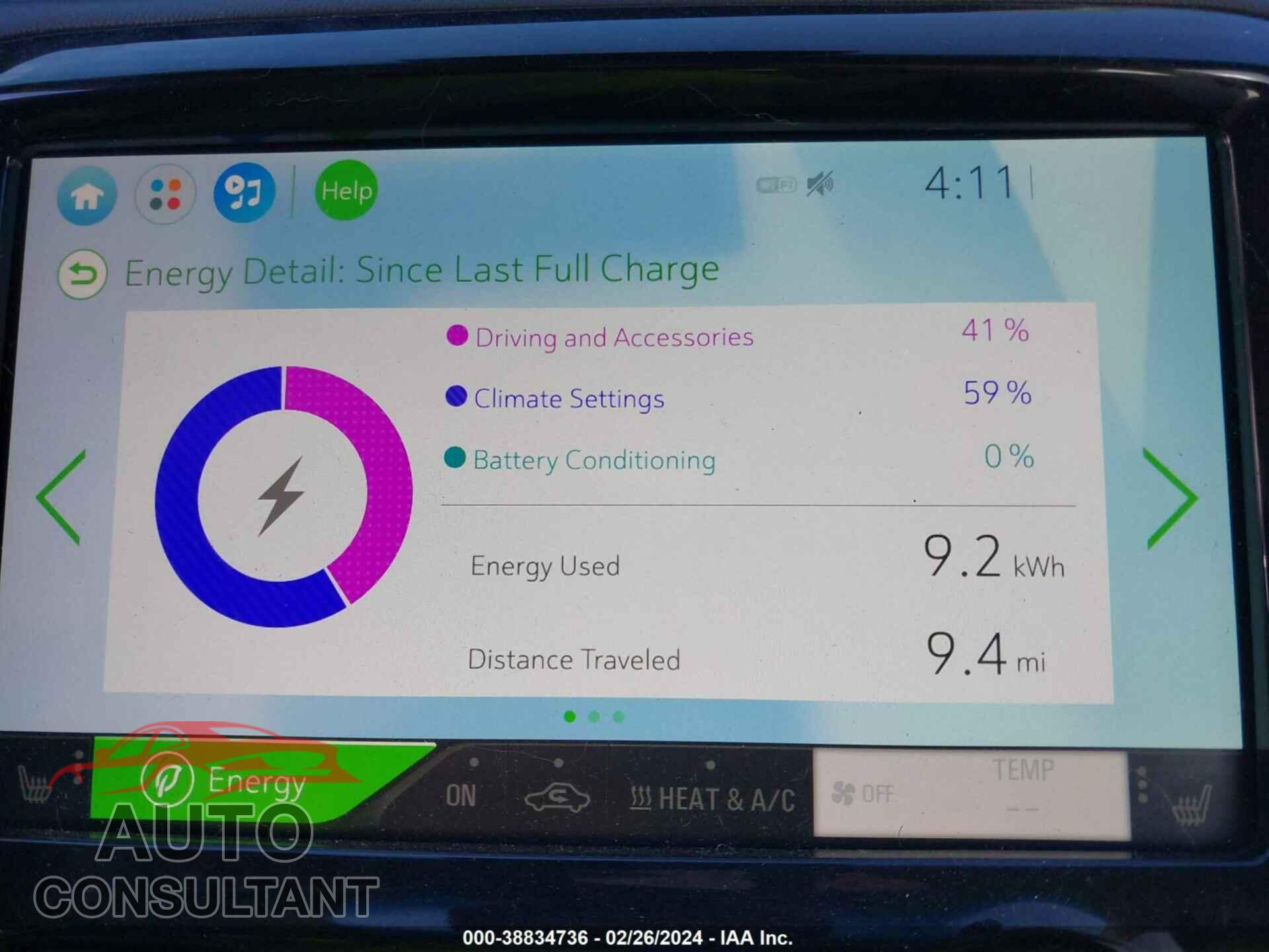 CHEVROLET BOLT EV 2017 - 1G1FX6S03H4159324