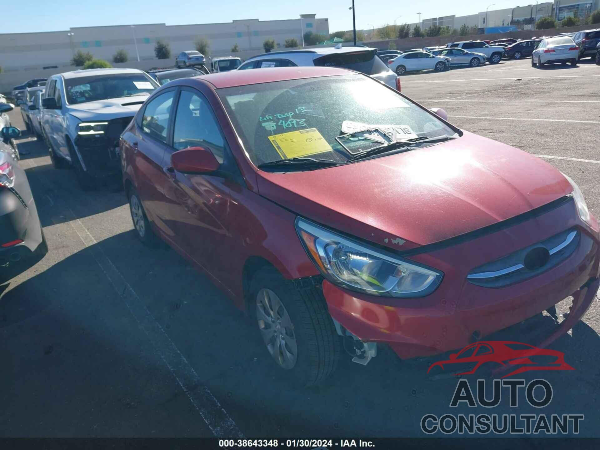 HYUNDAI ACCENT 2017 - KMHCT4AE7HU376104