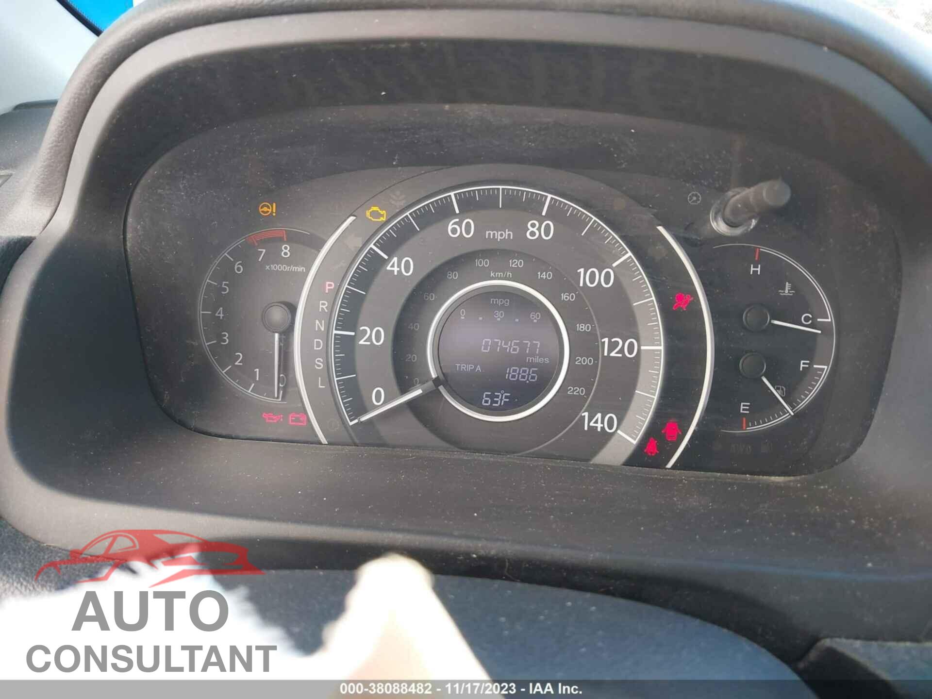 HONDA CR-V 2016 - 2HKRM4H3XGH634611