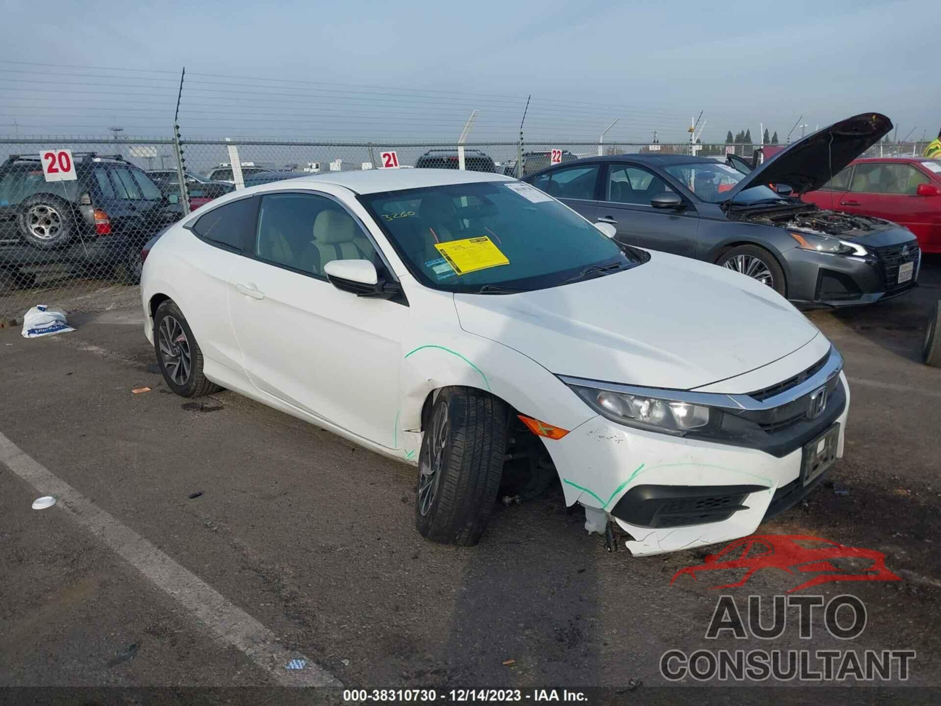 HONDA CIVIC 2016 - 2HGFC4B5XGH314327