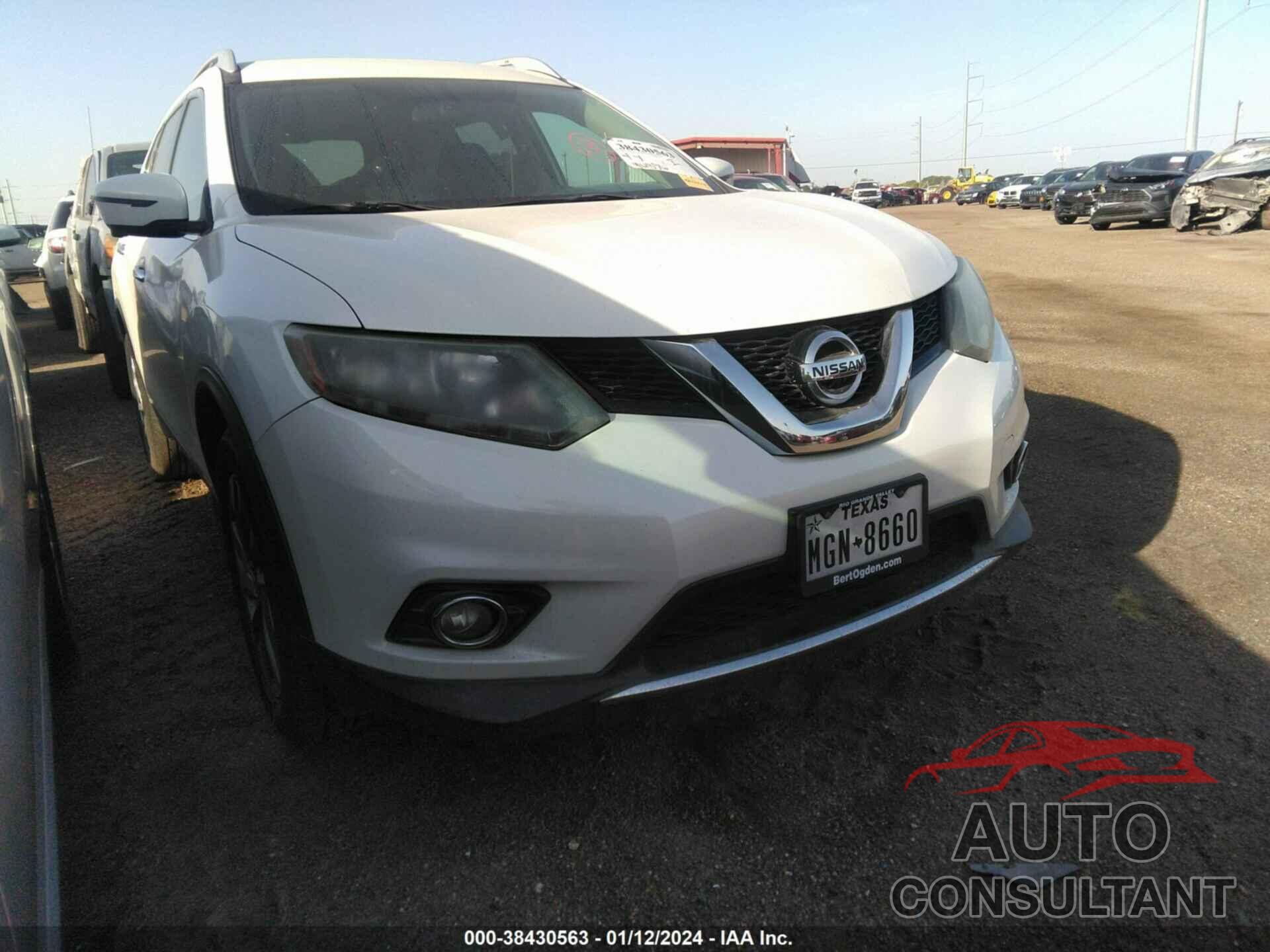 NISSAN ROGUE 2016 - 5N1AT2MTXGC753129