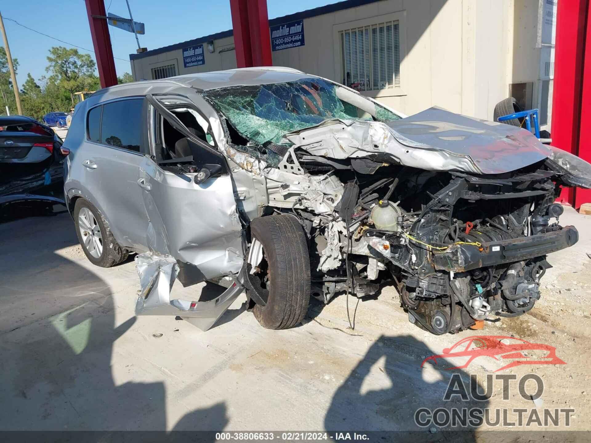 KIA SPORTAGE 2017 - KNDPM3AC0H7233232