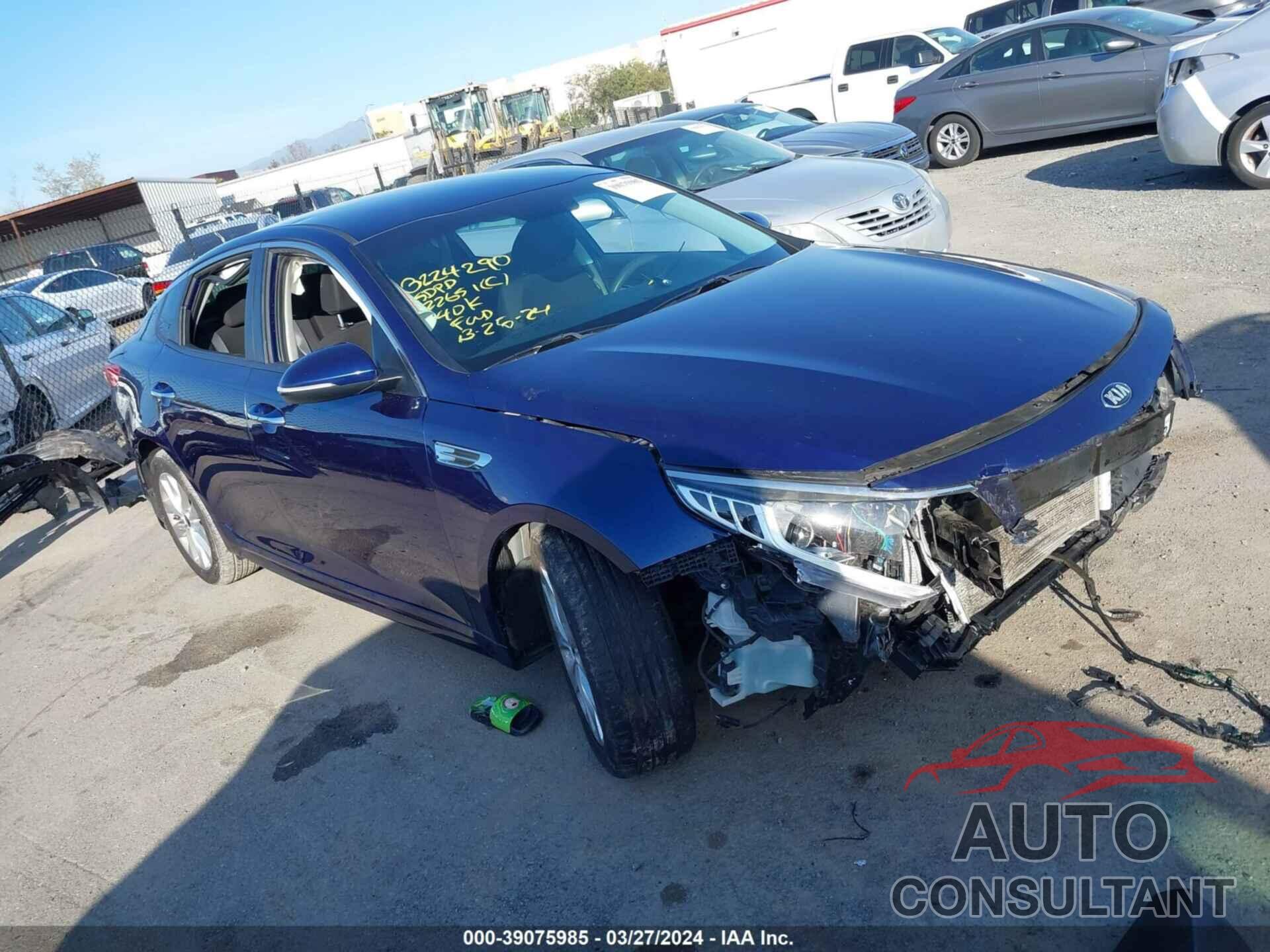 KIA OPTIMA 2018 - 5XXGT4L30JG265004