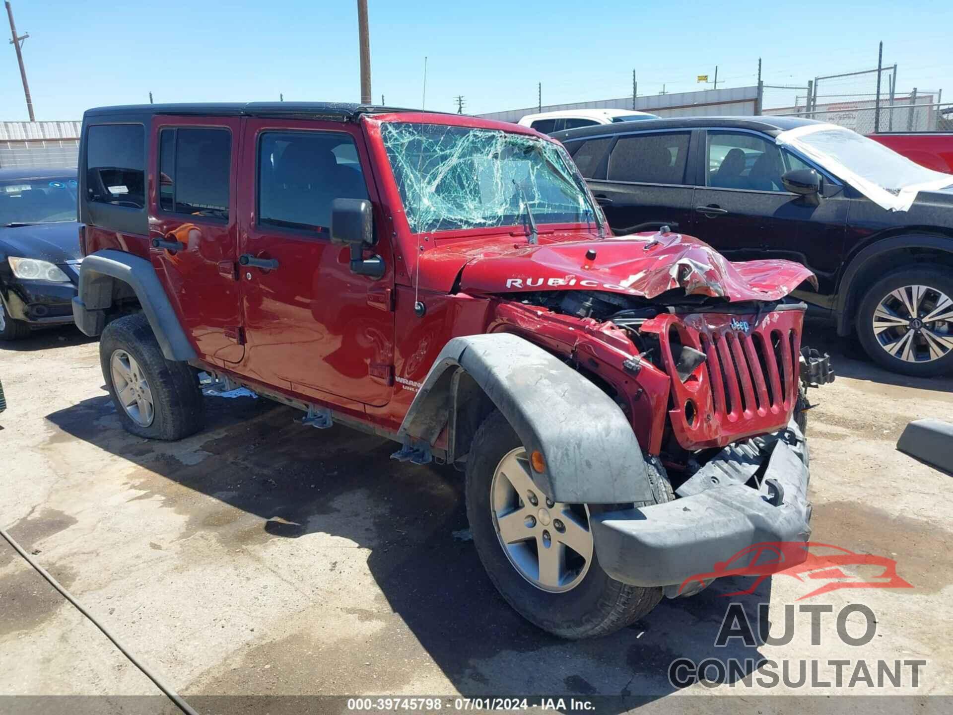 JEEP WRANGLER UNLIMITED 2012 - 1C4BJWFG2CL165418