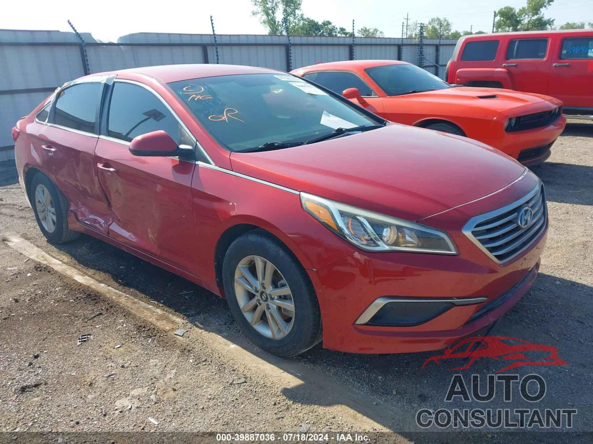 HYUNDAI SONATA 2017 - 5NPE24AF6HH454231