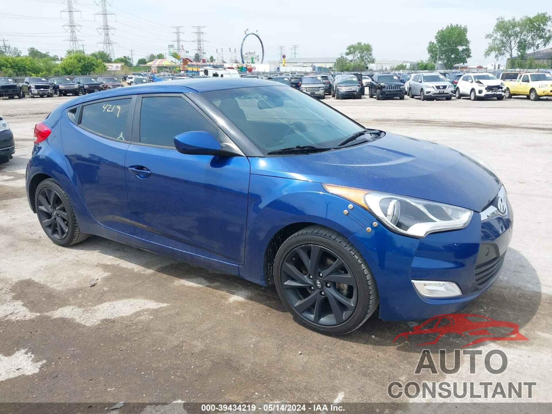 HYUNDAI VELOSTER 2017 - KMHTC6AD2HU306402