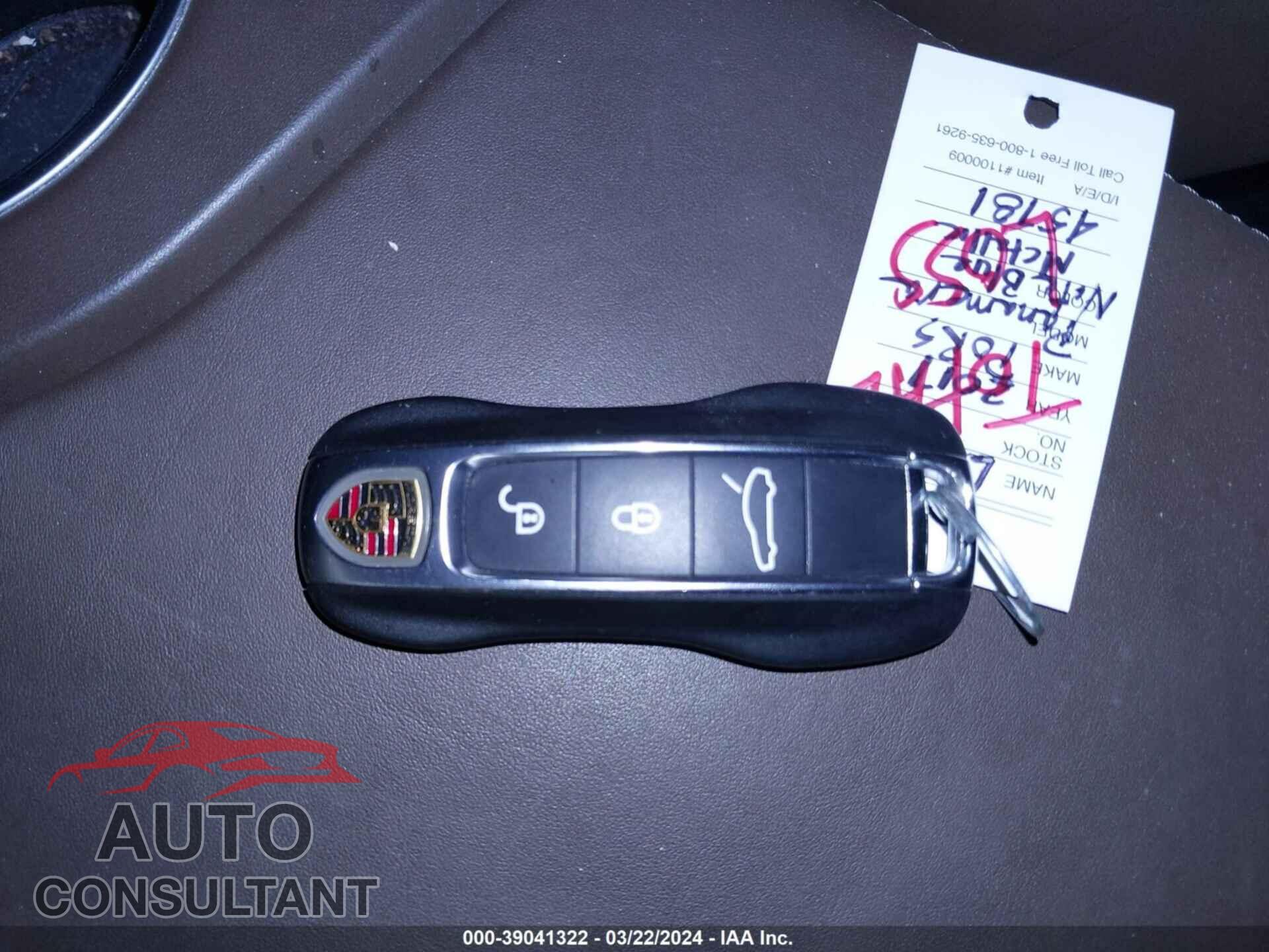 PORSCHE PANAMERA 2017 - WP0AF2A7XHL150850