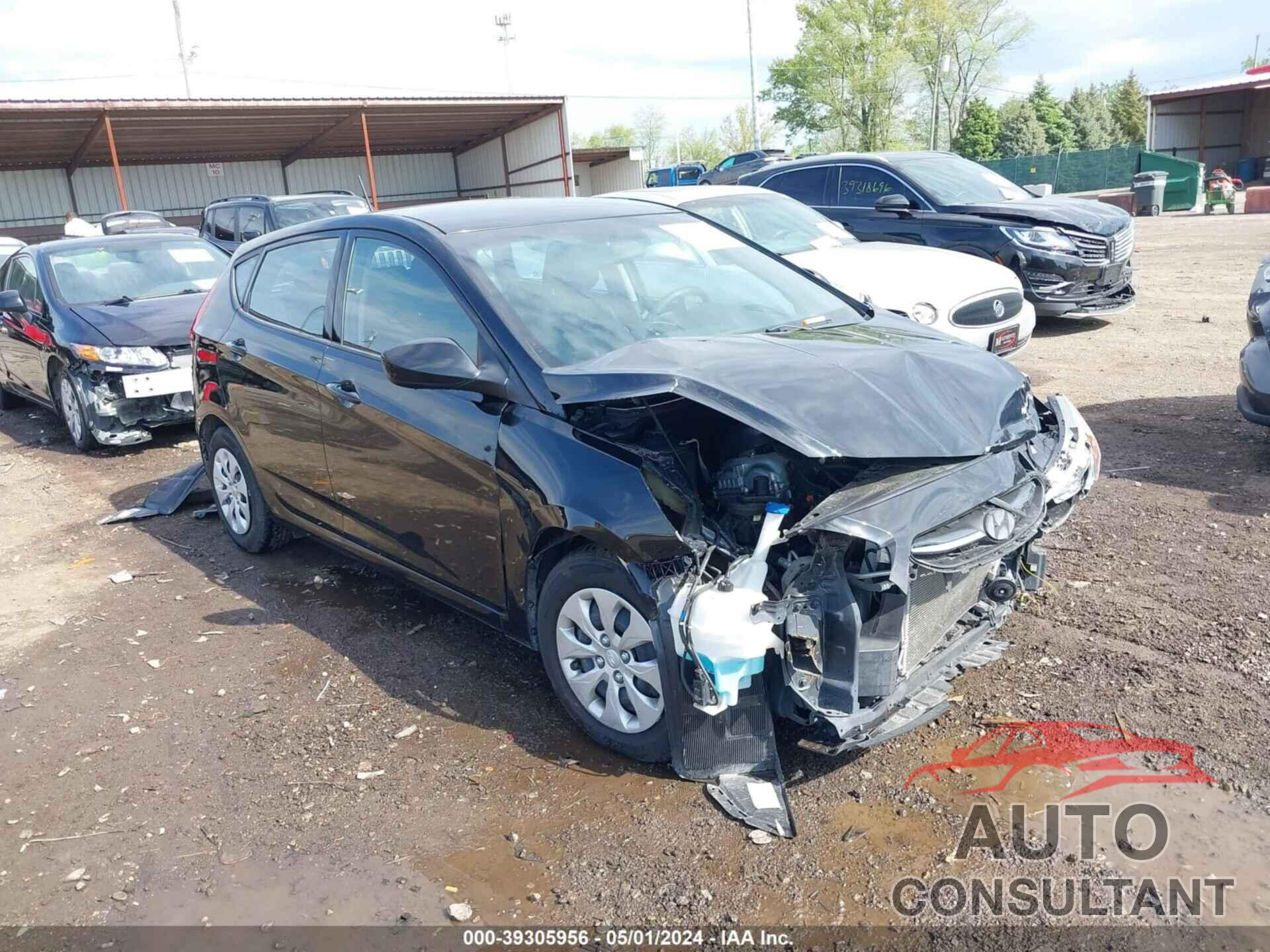 HYUNDAI ACCENT 2017 - KMHCT5AE1HU353908