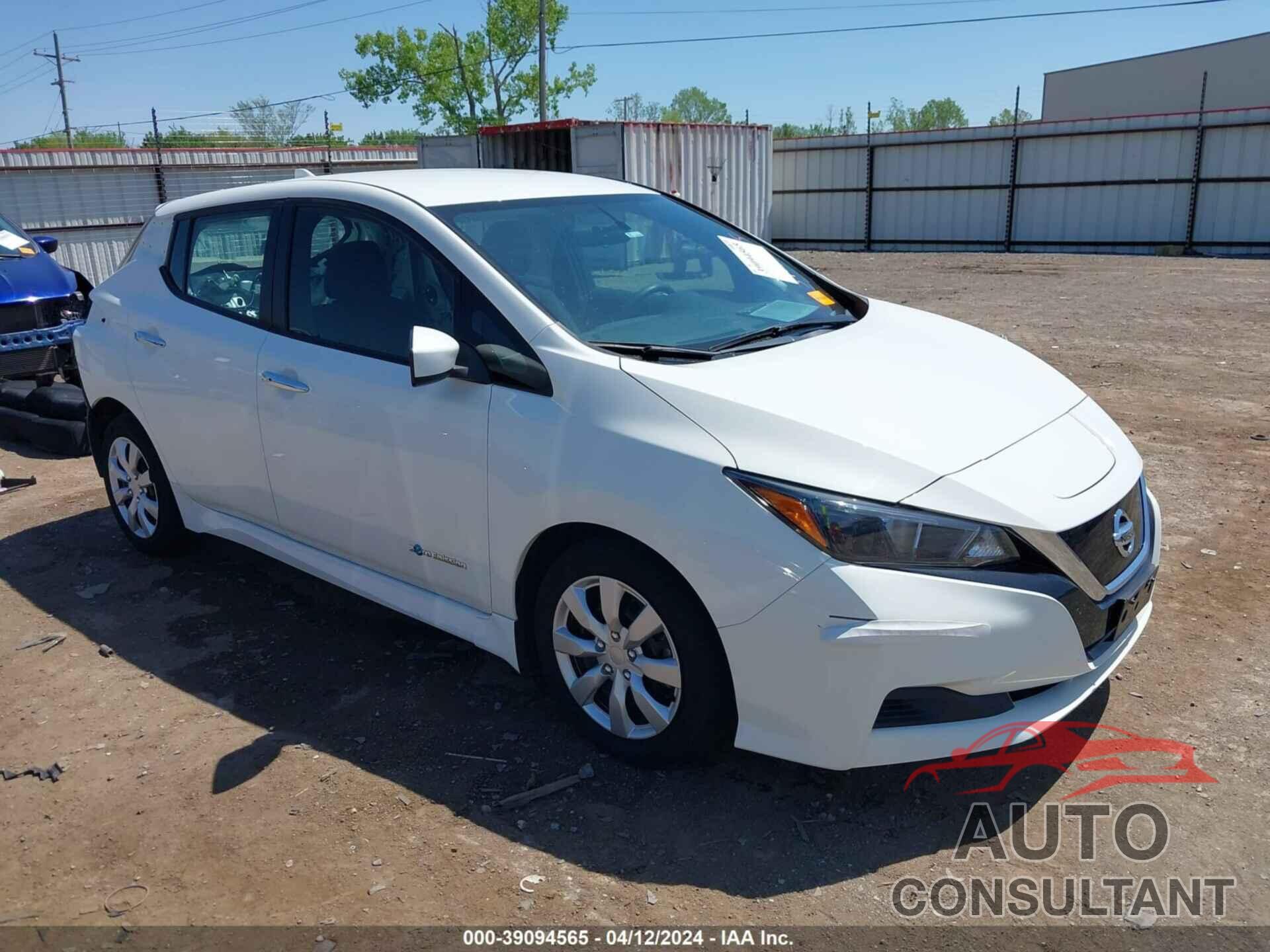 NISSAN LEAF 2019 - 1N4AZ1CP2KC318900