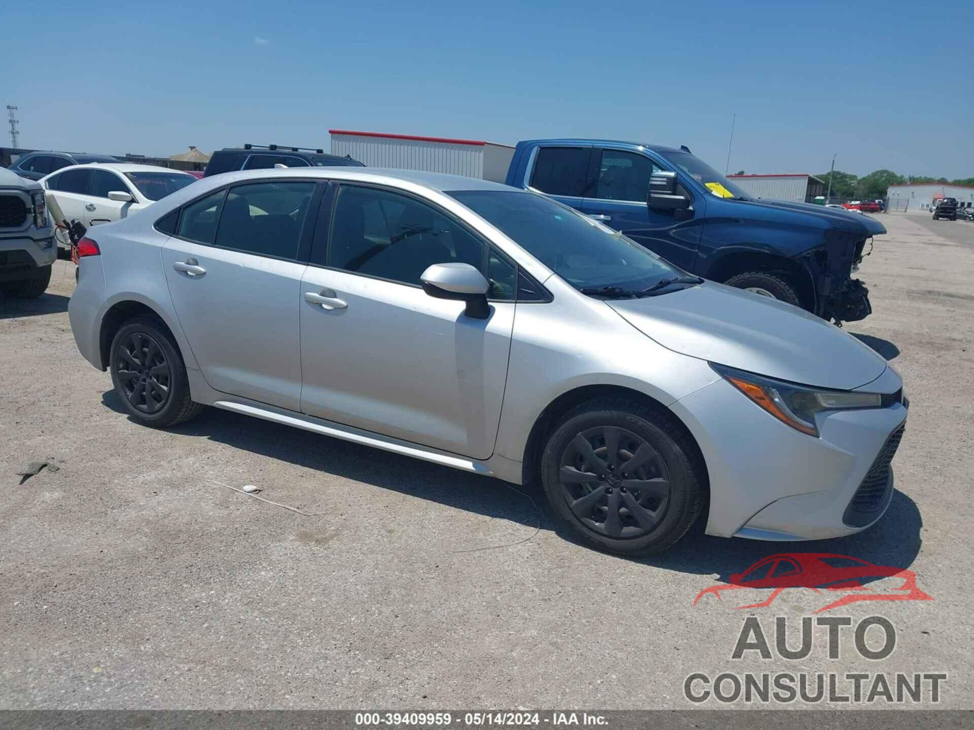 TOYOTA COROLLA 2020 - JTDEPRAE0LJ101022