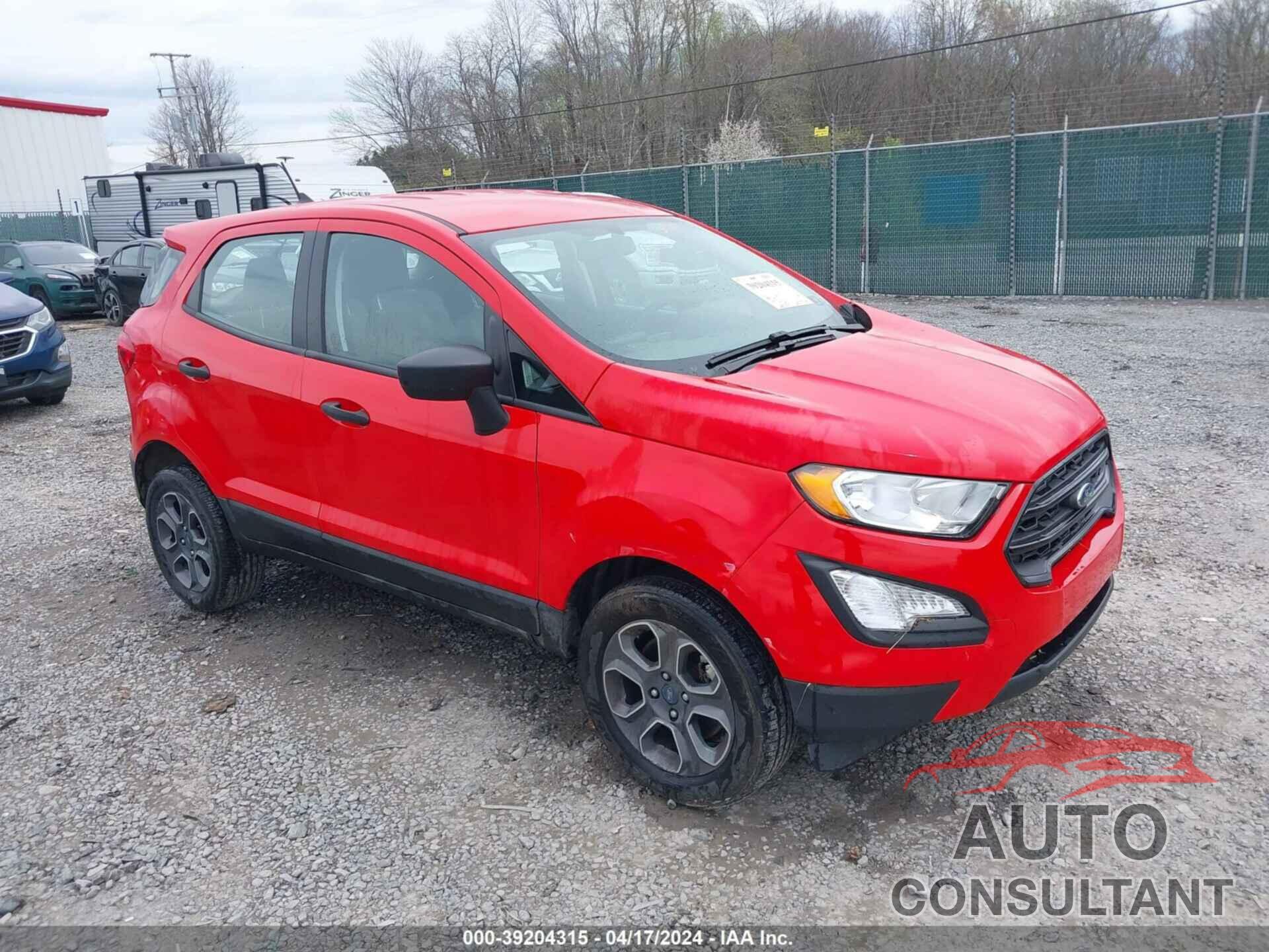 FORD ECOSPORT 2022 - MAJ6S3FL9NC464147