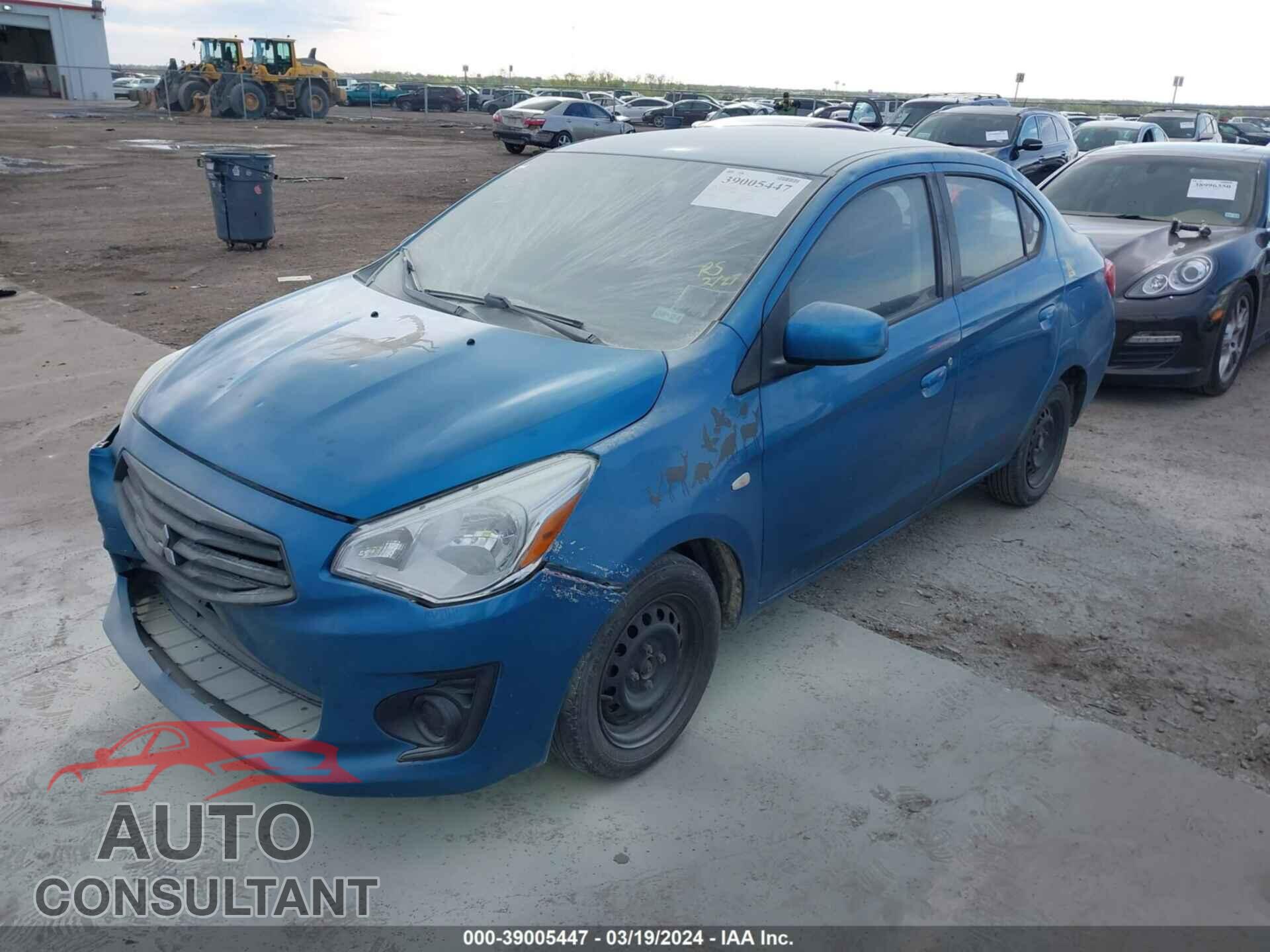 MITSUBISHI MIRAGE 2018 - ML32F3FJ2JHF11422