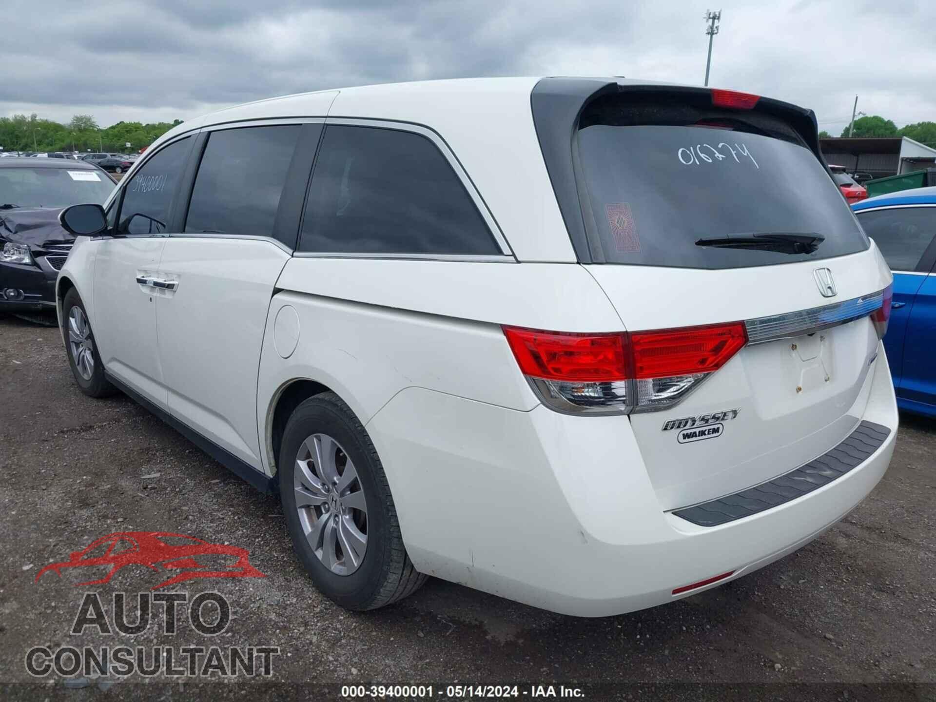 HONDA ODYSSEY 2016 - 5FNRL5H38GB016274