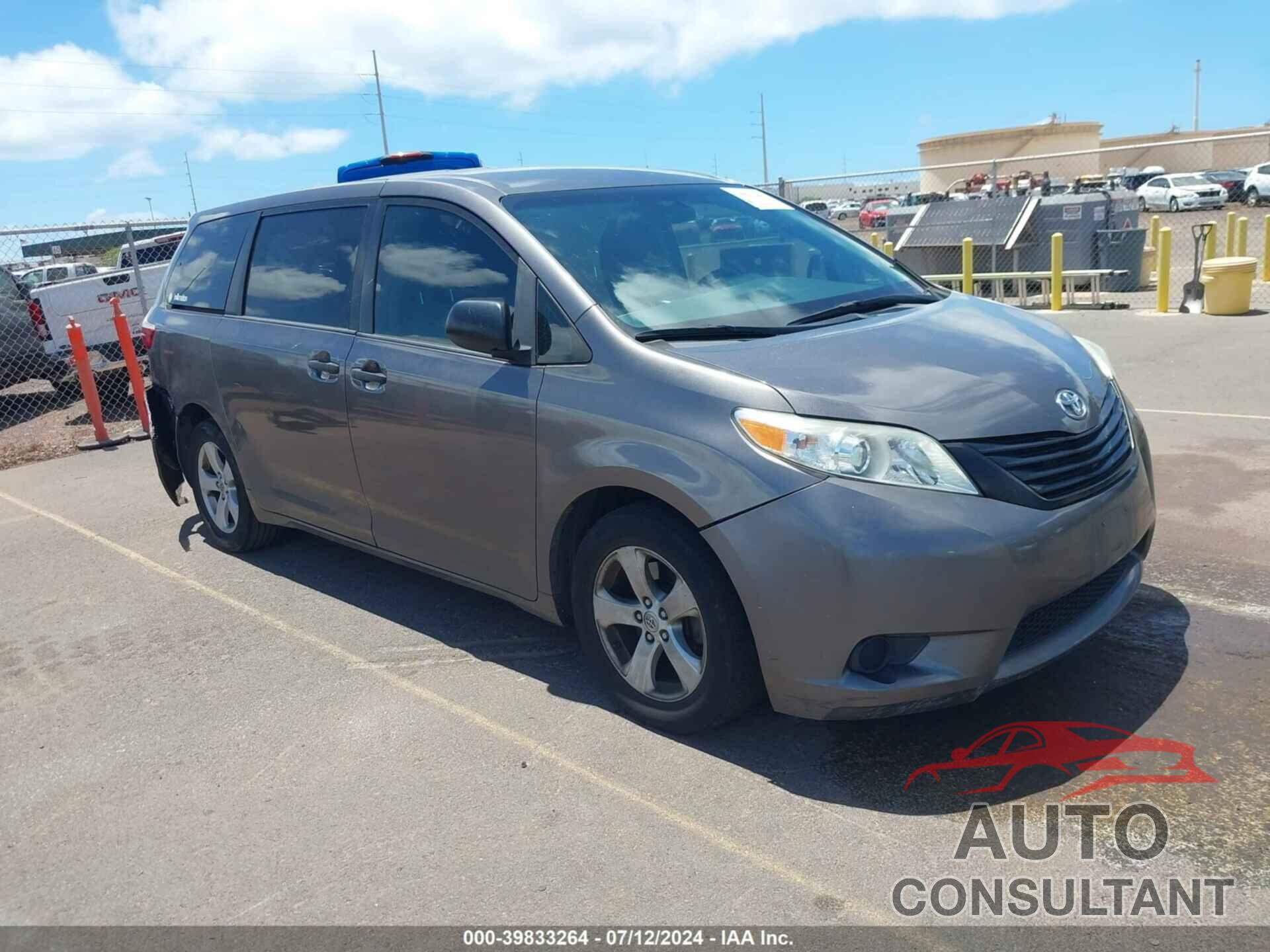 TOYOTA SIENNA 2017 - 5TDZZ3DC0HS895887