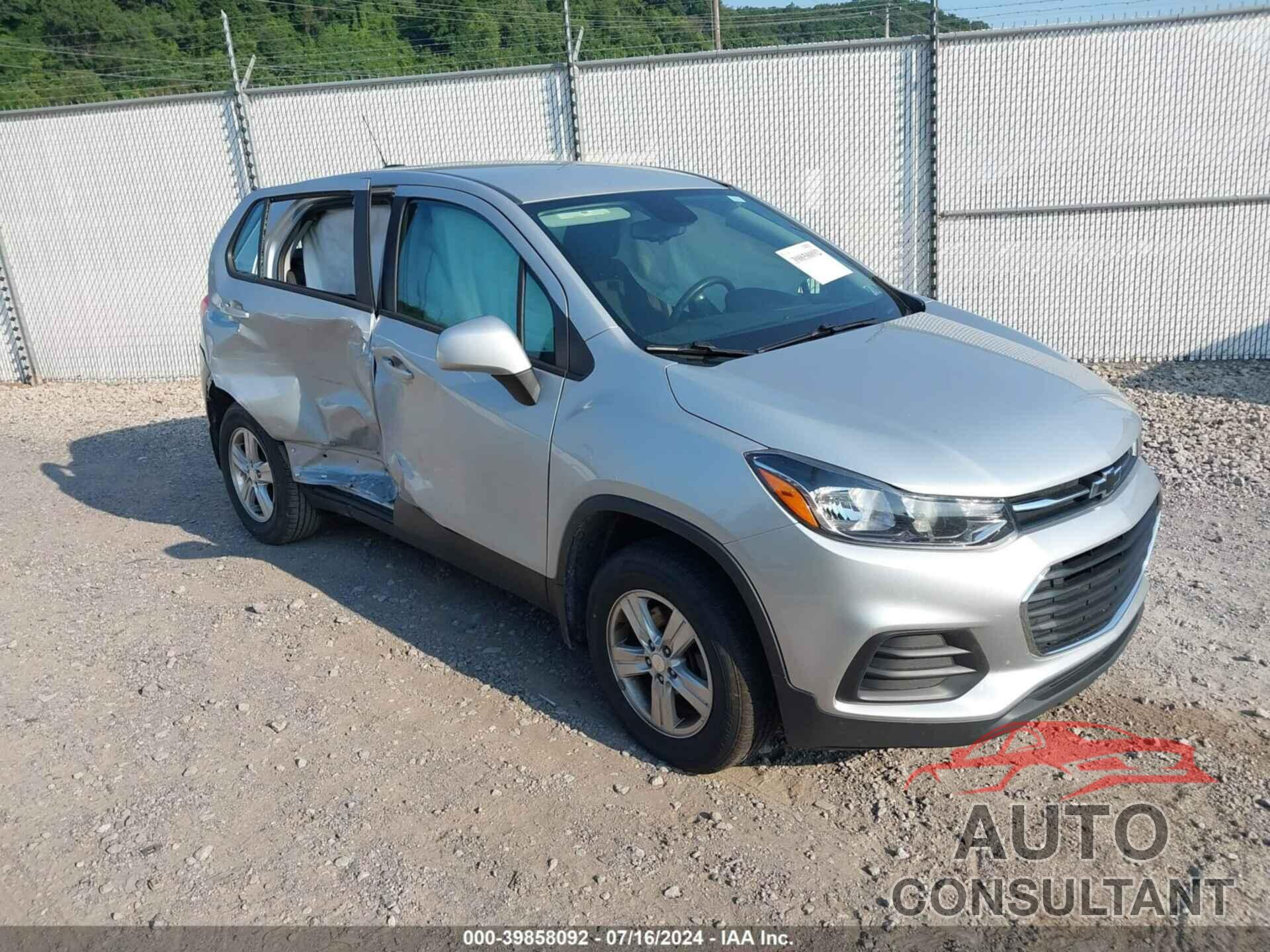 CHEVROLET TRAX 2019 - 3GNCJNSB1KL211209