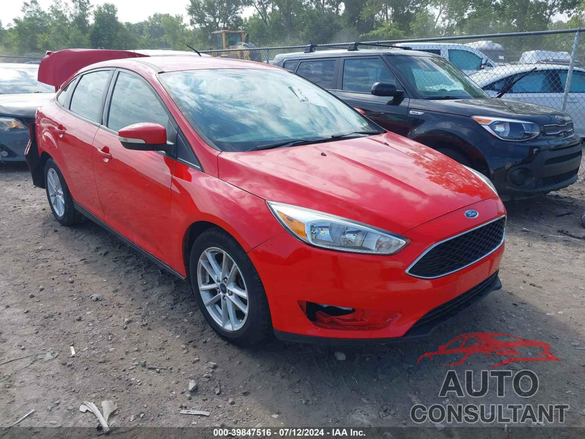 FORD FOCUS 2017 - 1FADP3F23HL271464