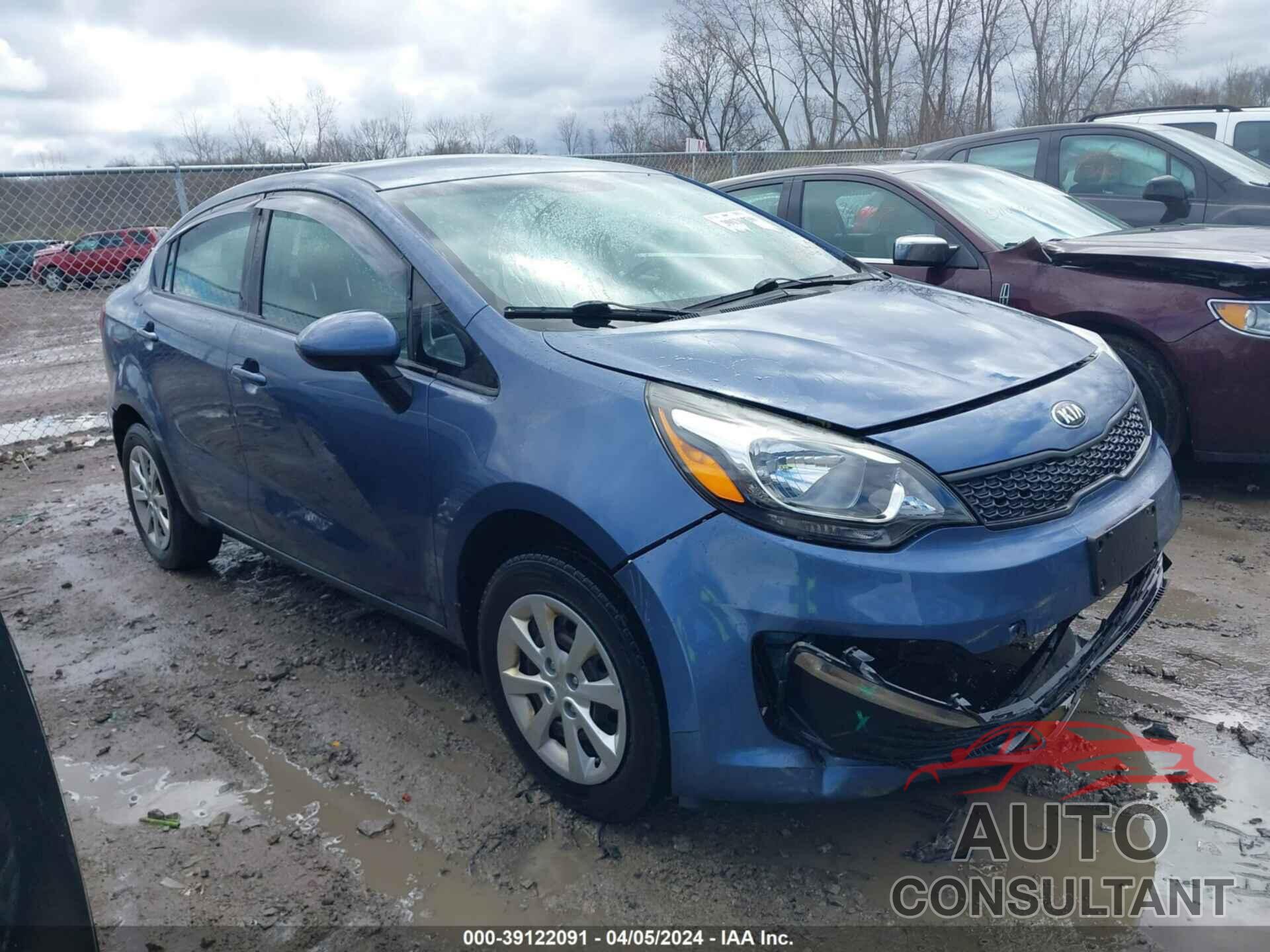 KIA RIO 2016 - KNADM4A38G6668669