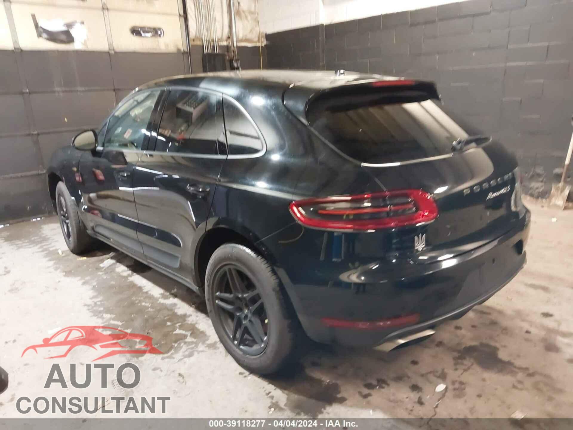 PORSCHE MACAN 2017 - WP1AA2A58HLB02758