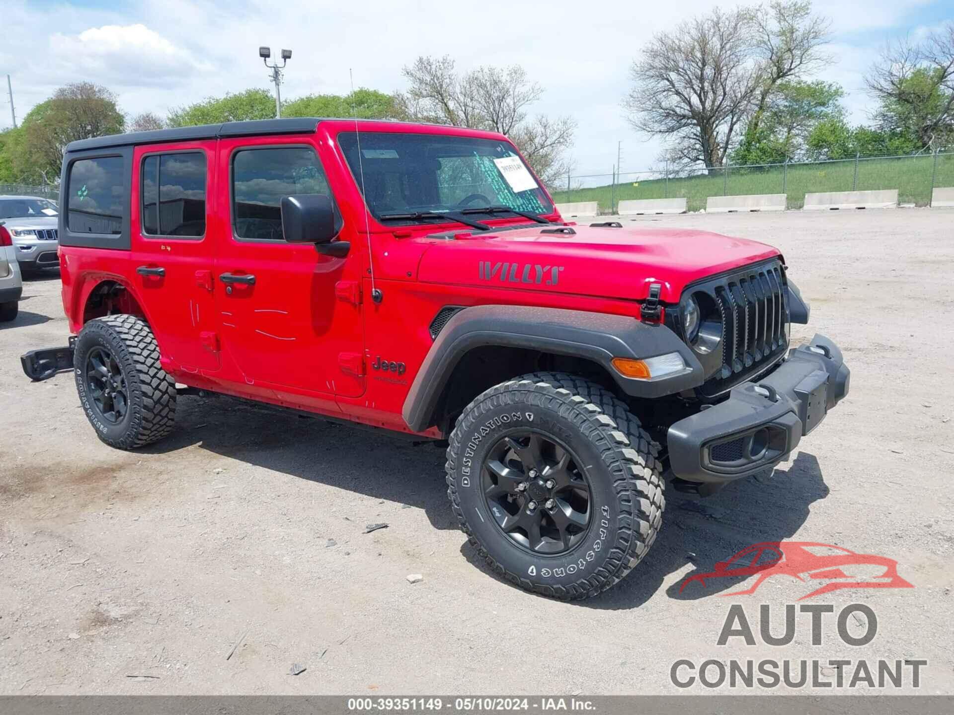 JEEP WRANGLER UNLIMITED 2021 - 1C4HJXDN3MW711189