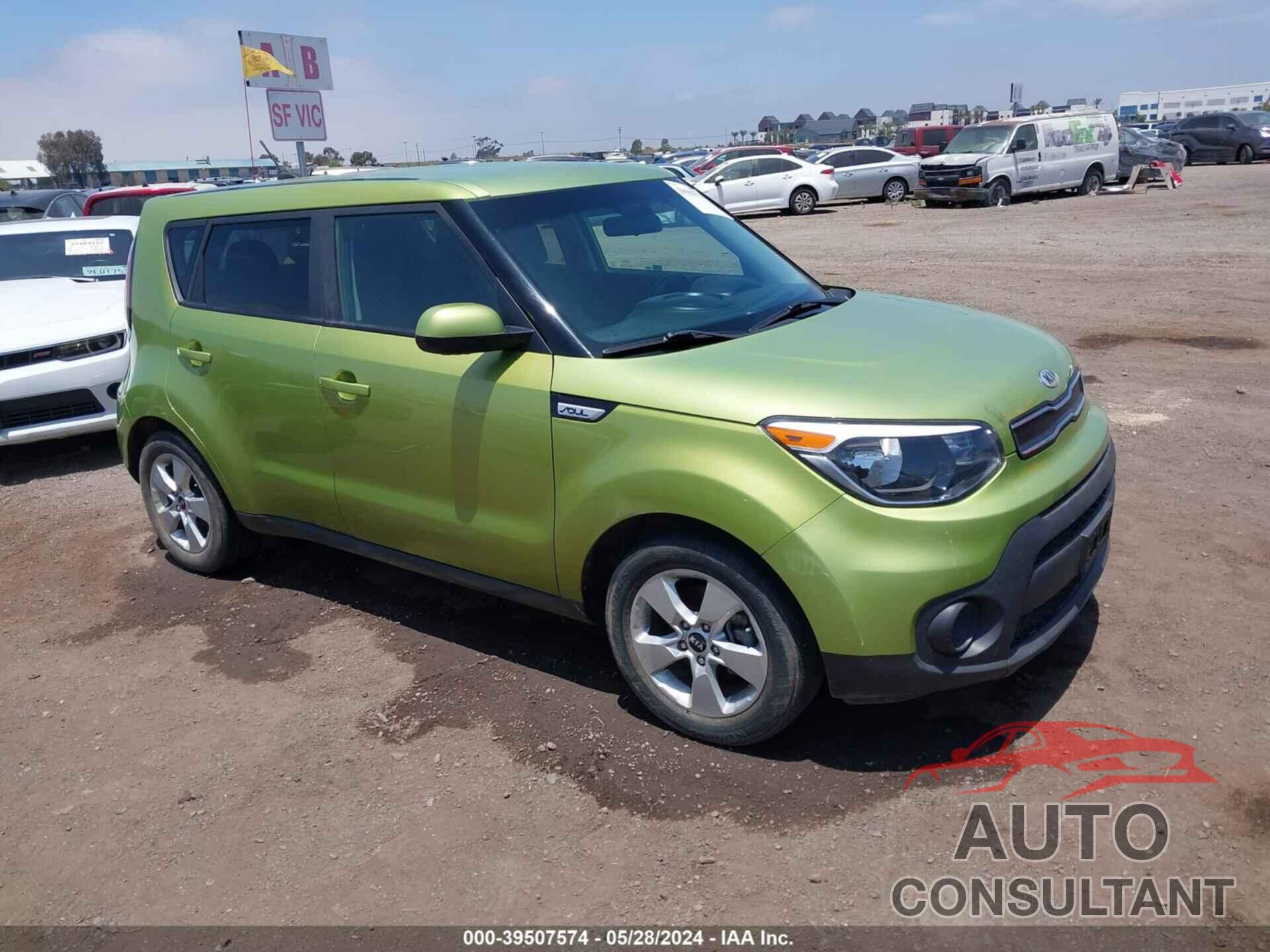 KIA SOUL 2018 - KNDJN2A21J7905275