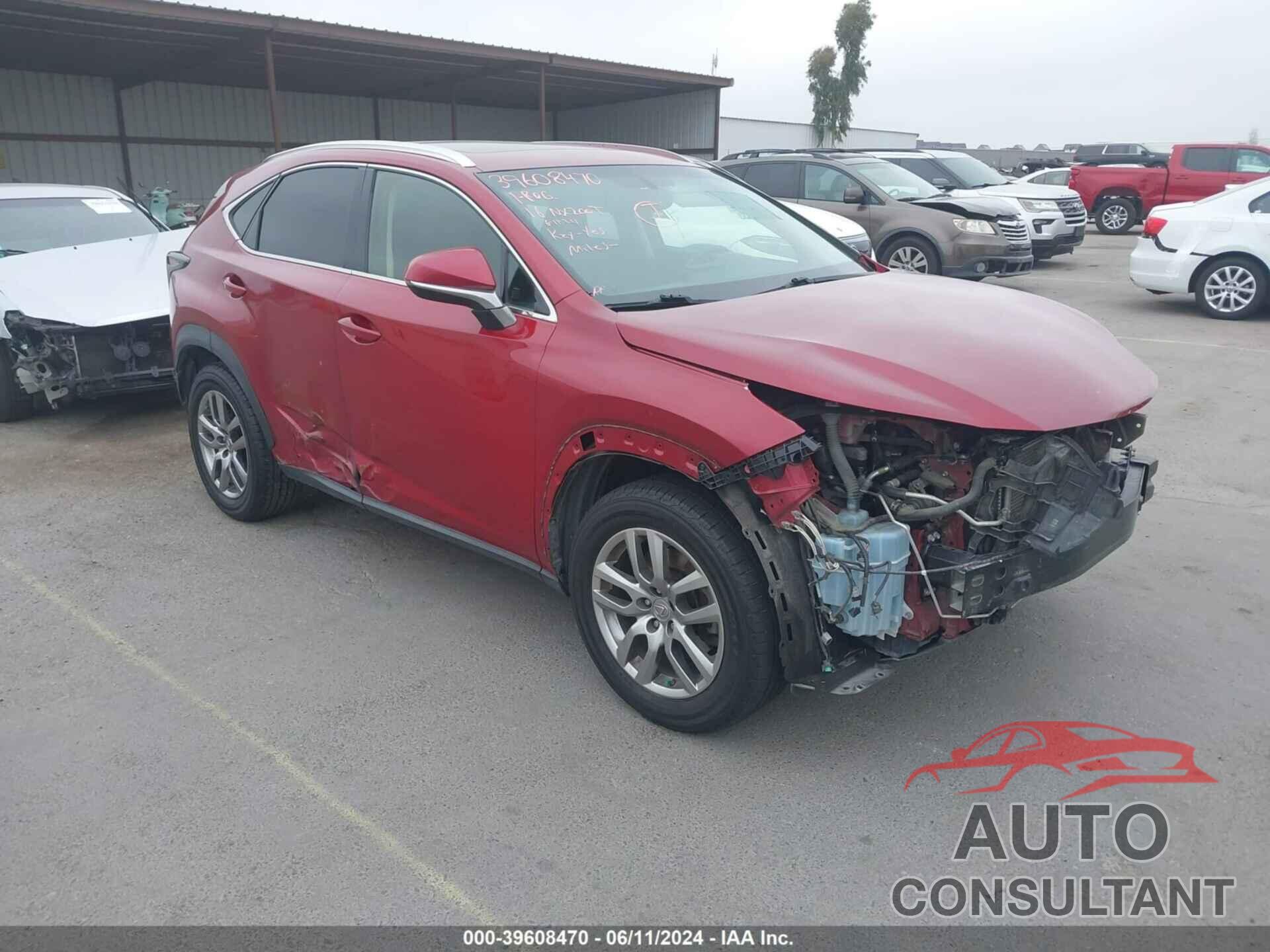 LEXUS NX 200T 2016 - JTJYARBZ6G2026064