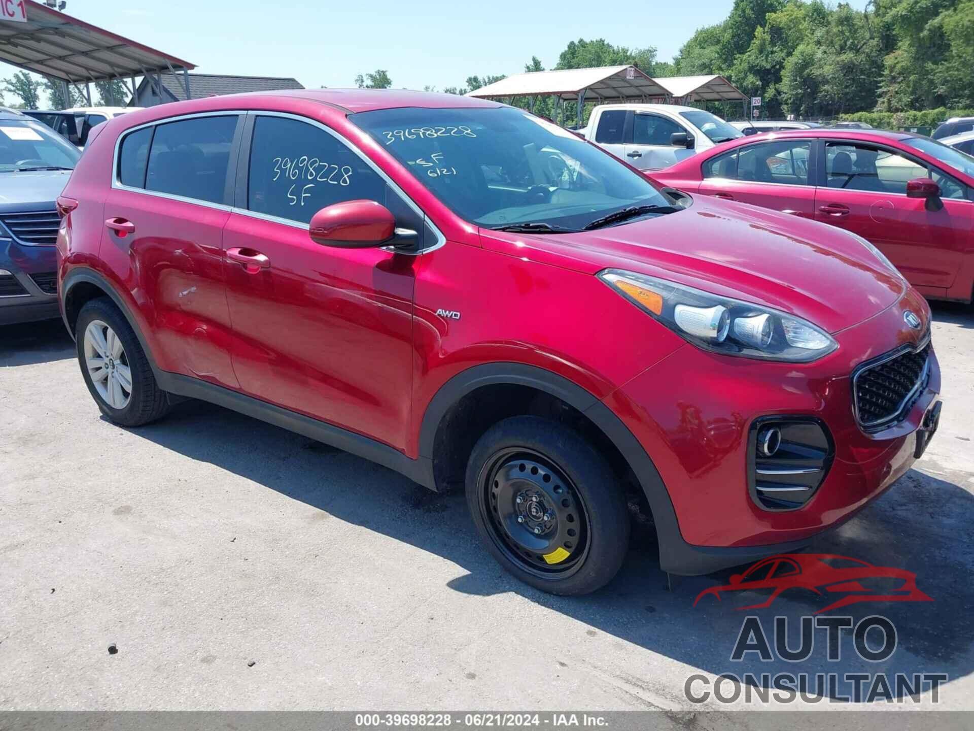 KIA SPORTAGE 2019 - KNDPMCAC2K7577927