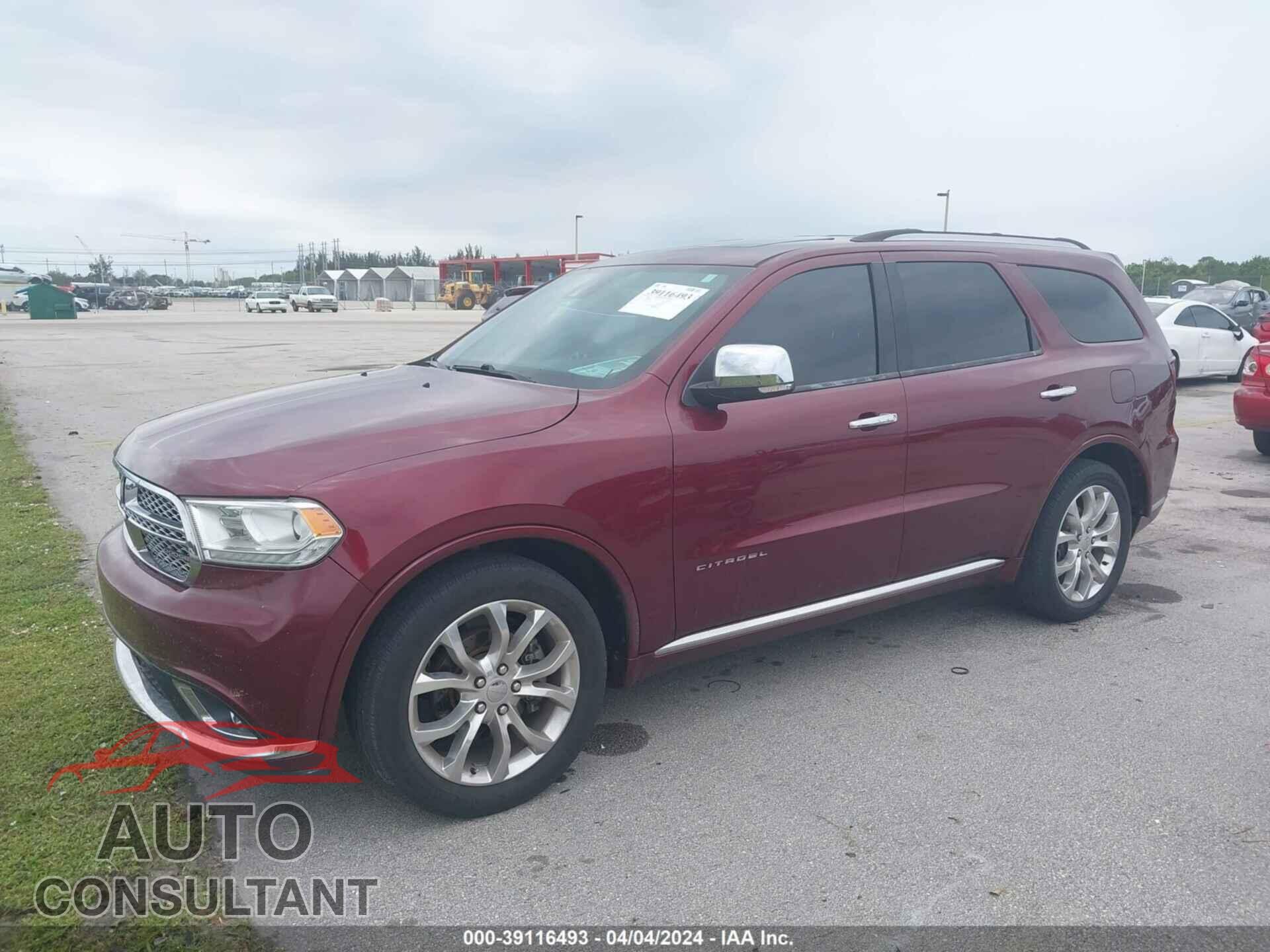 DODGE DURANGO 2016 - 1C4RDHEG6GC353321