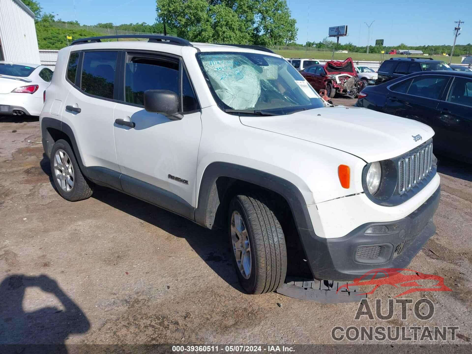 JEEP RENEGADE 2018 - ZACCJBAB0JPJ22582