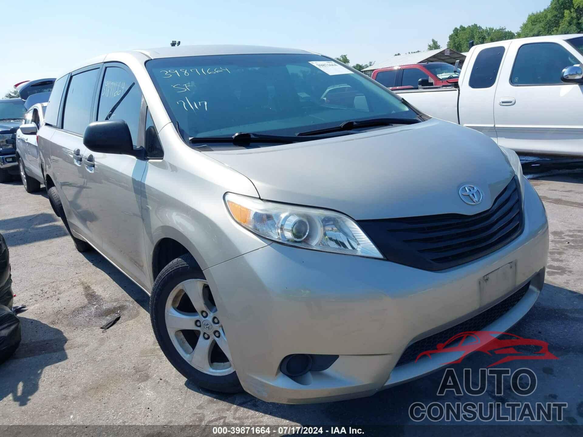 TOYOTA SIENNA 2017 - 5TDZZ3DC3HS860907