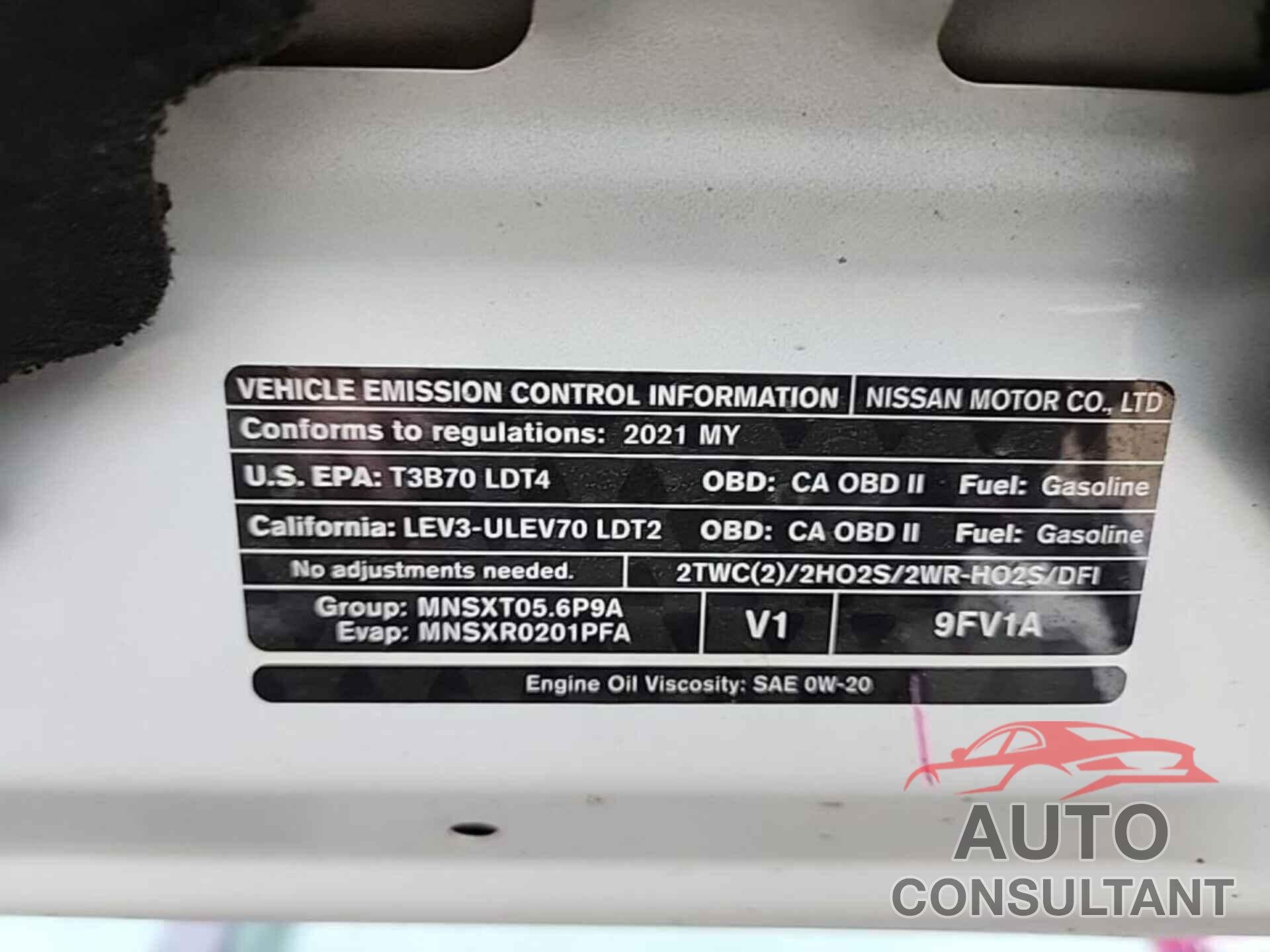 NISSAN TITAN 2021 - 1N6AA1ED9MN512896