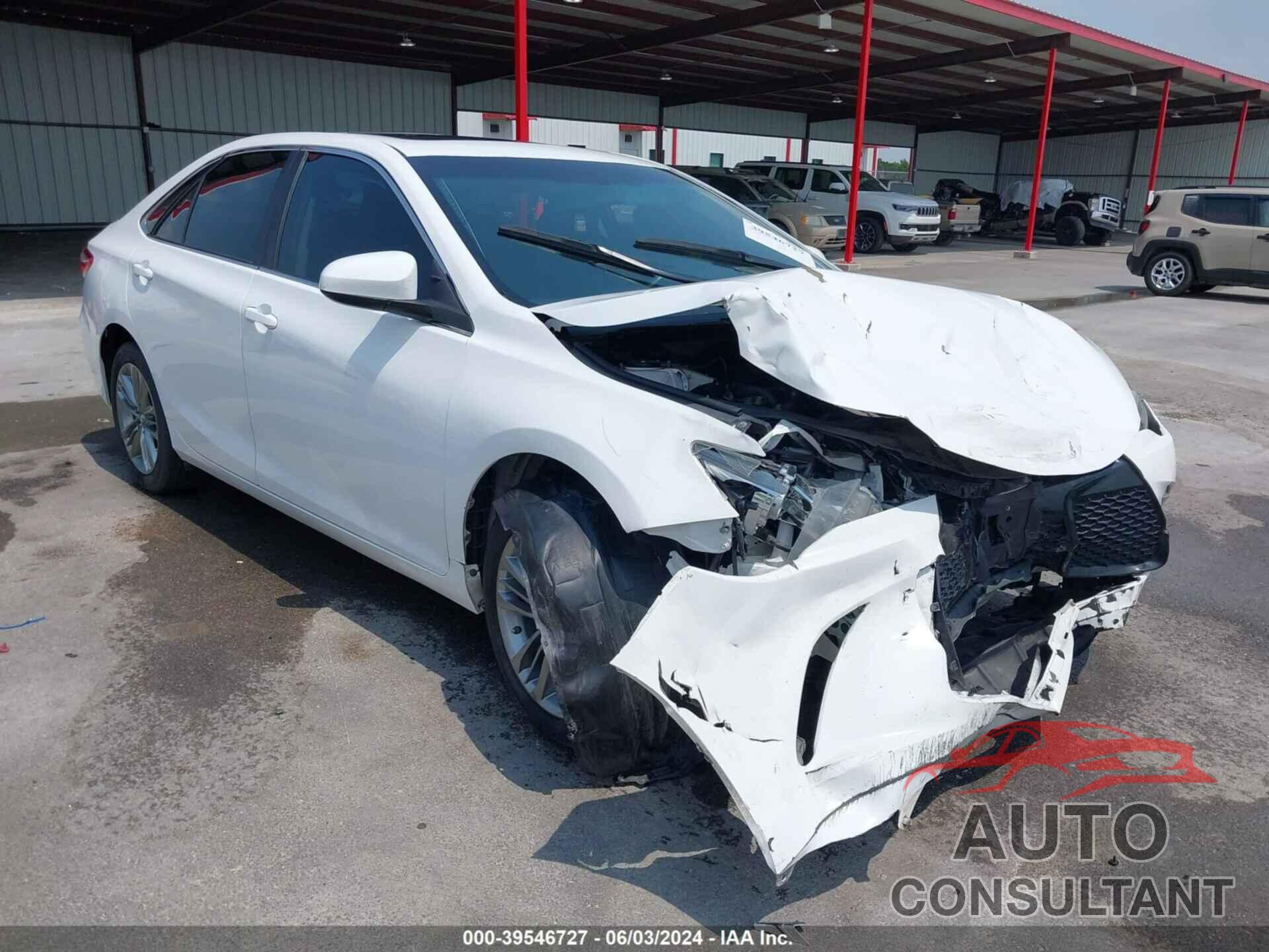 TOYOTA CAMRY 2016 - 4T1BF1FK0GU206696