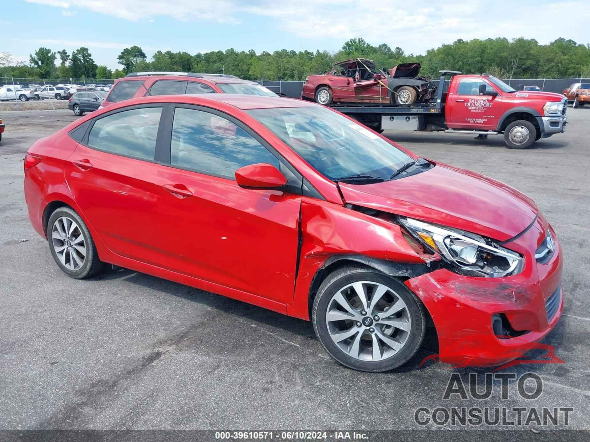 HYUNDAI ACCENT 2017 - KMHCT4AE9HU277624