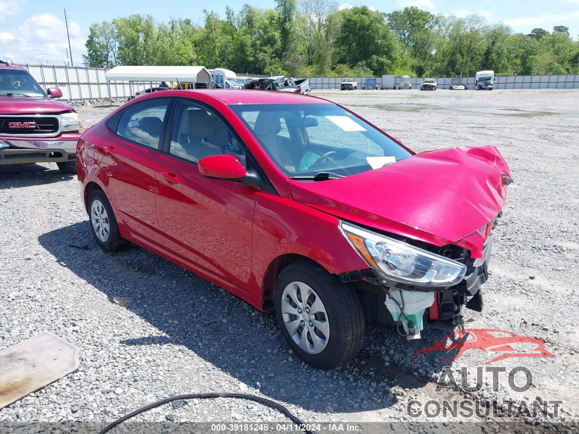 HYUNDAI ACCENT 2016 - KMHCT4AE9GU134252