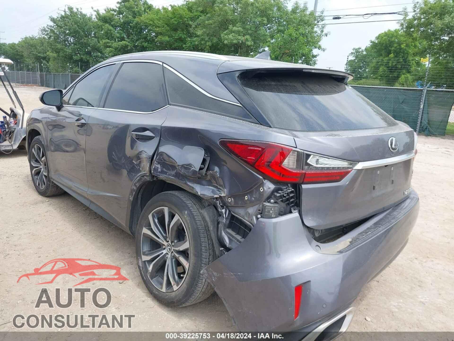 LEXUS RX 2018 - 2T2ZZMCA7JC100706