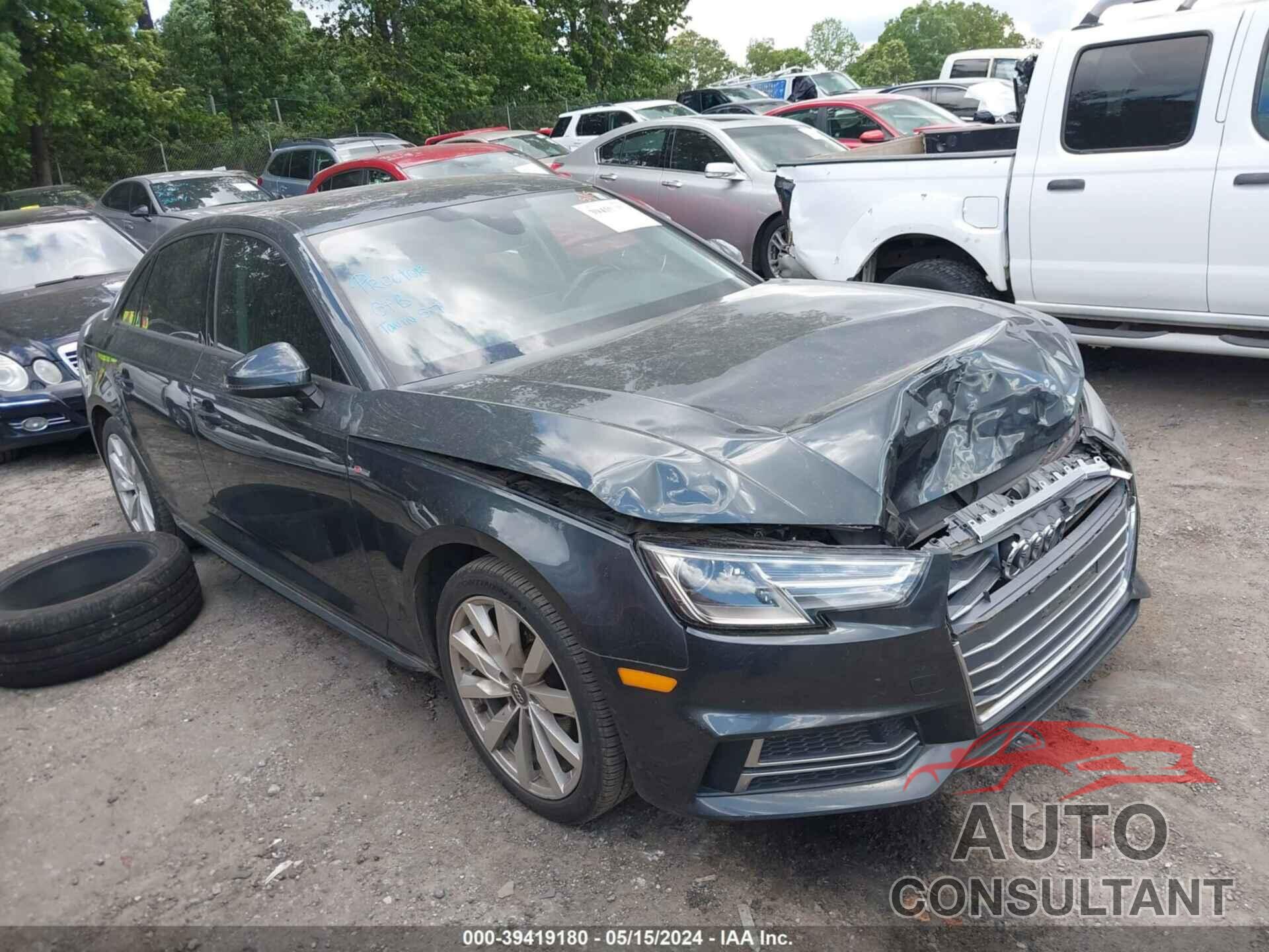 AUDI A4 2018 - WAUKMAF40JN002751