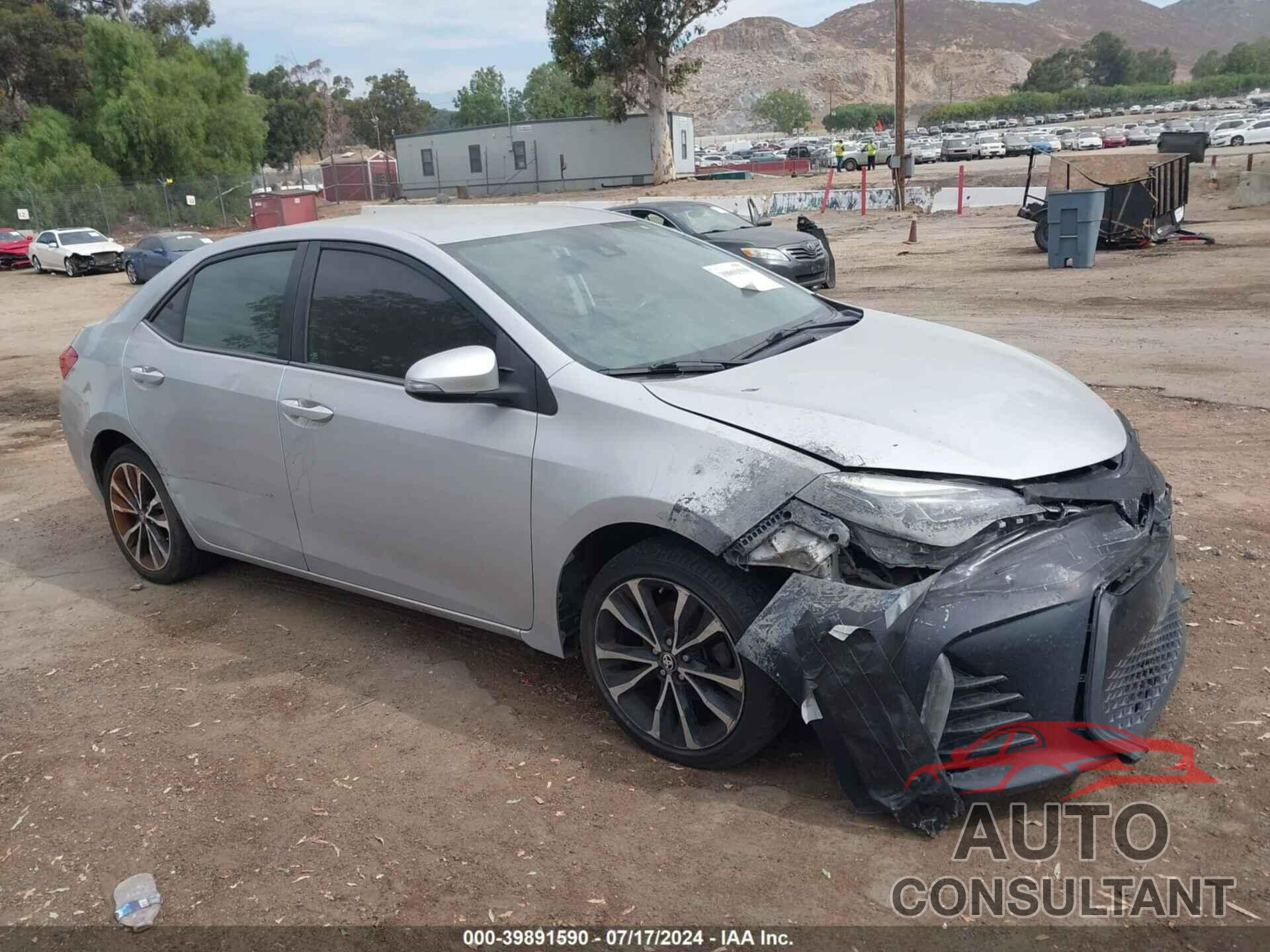 TOYOTA COROLLA 2017 - 5YFBURHE5HP642362