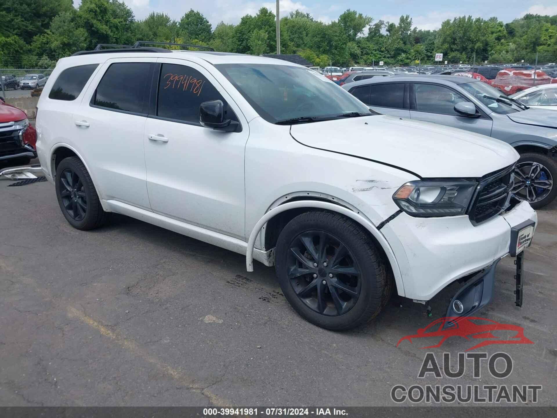 DODGE DURANGO 2017 - 1C4RDJDG9HC691791