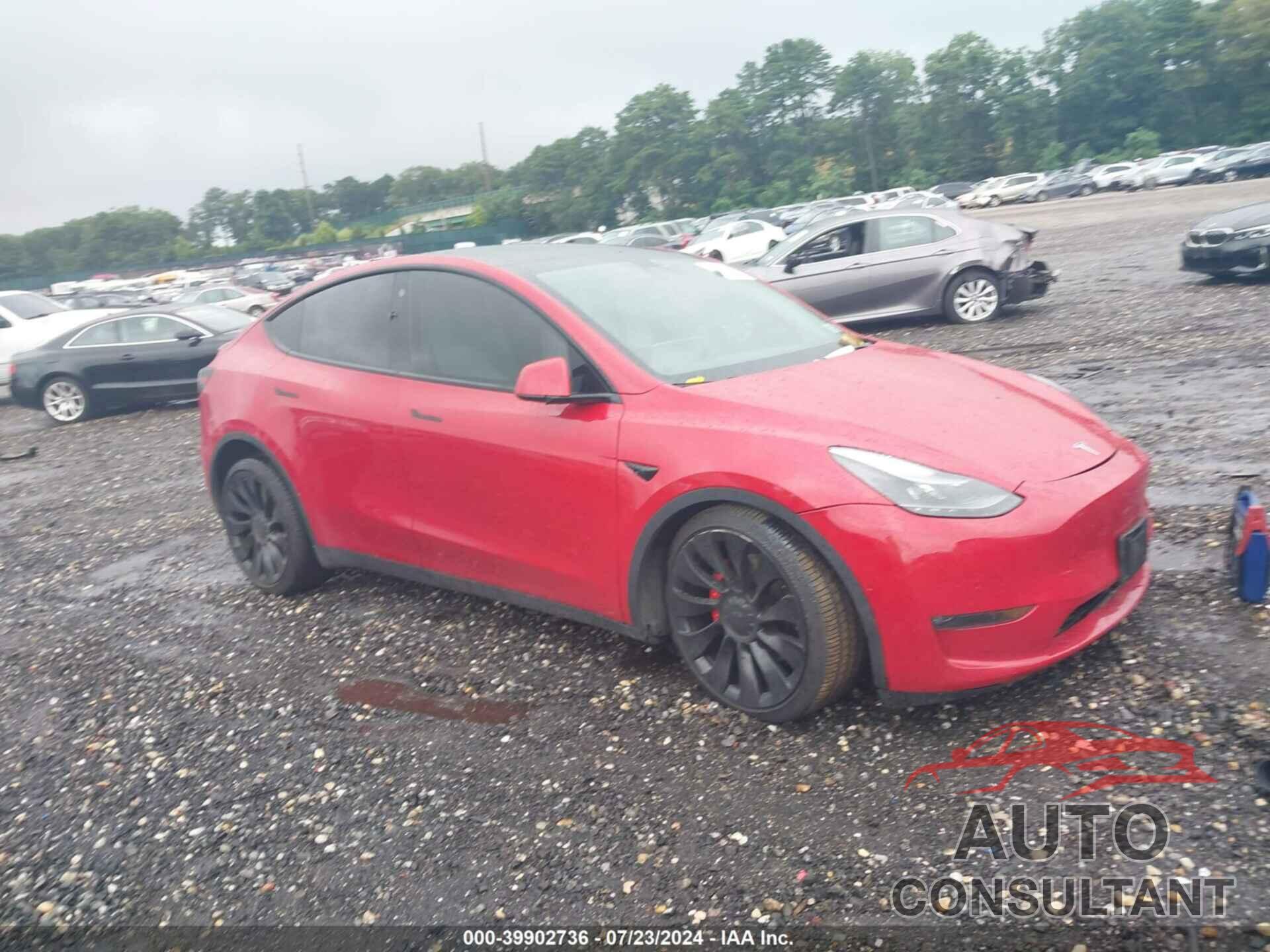 TESLA MODEL Y 2022 - 7SAYGDEF6NF457118