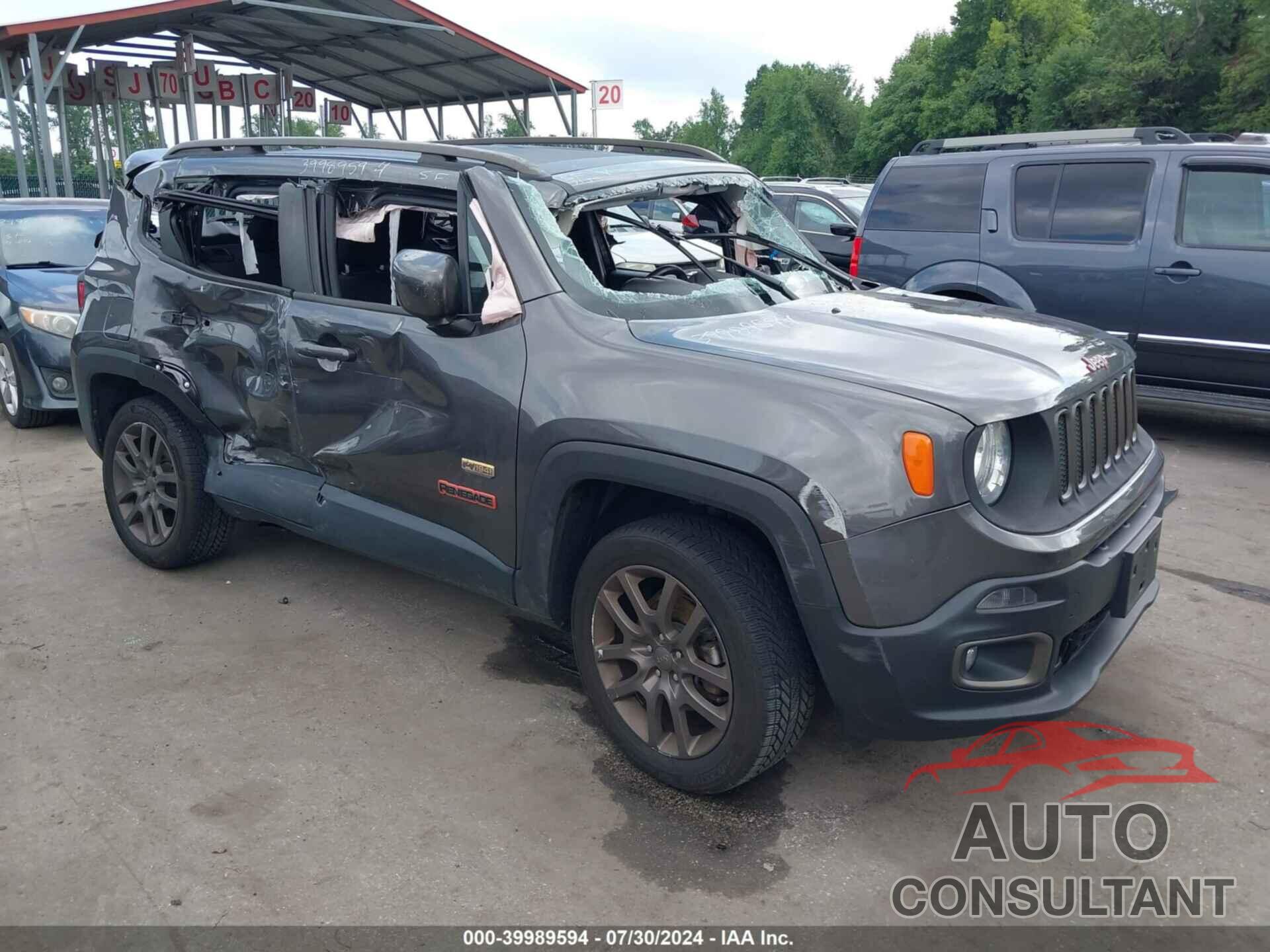 JEEP RENEGADE 2016 - ZACCJBBT4GPD95320