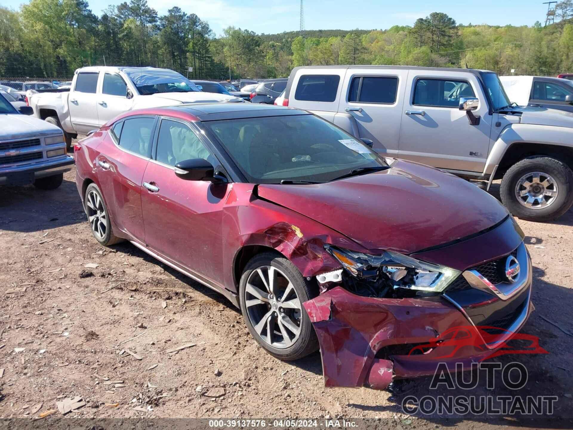 NISSAN MAXIMA 2017 - 1N4AA6AP4HC413605