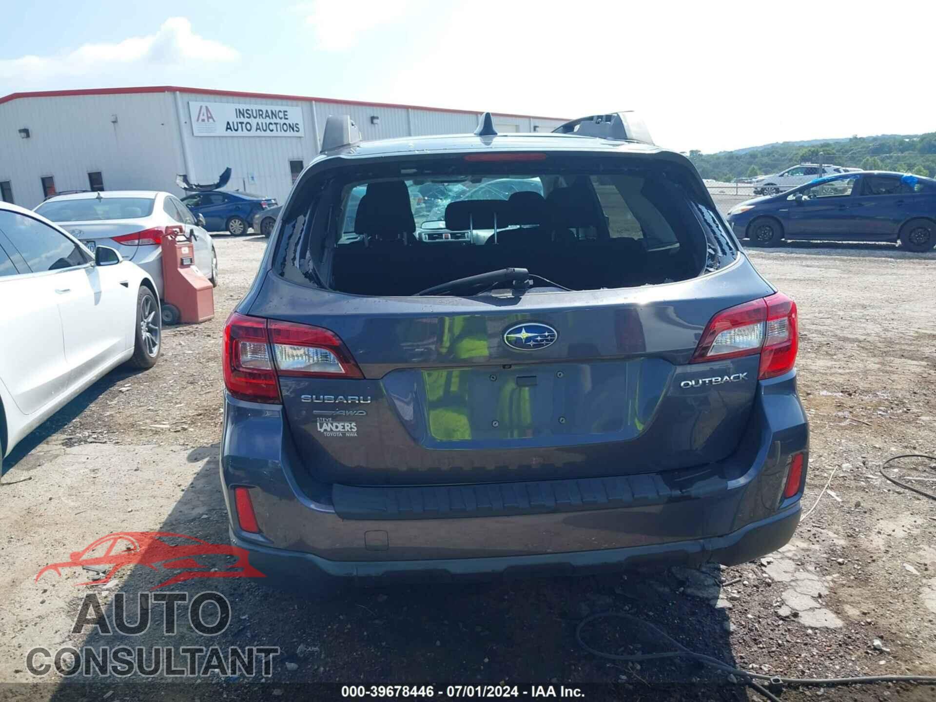 SUBARU OUTBACK 2016 - 4S4BSBFC5G3241511