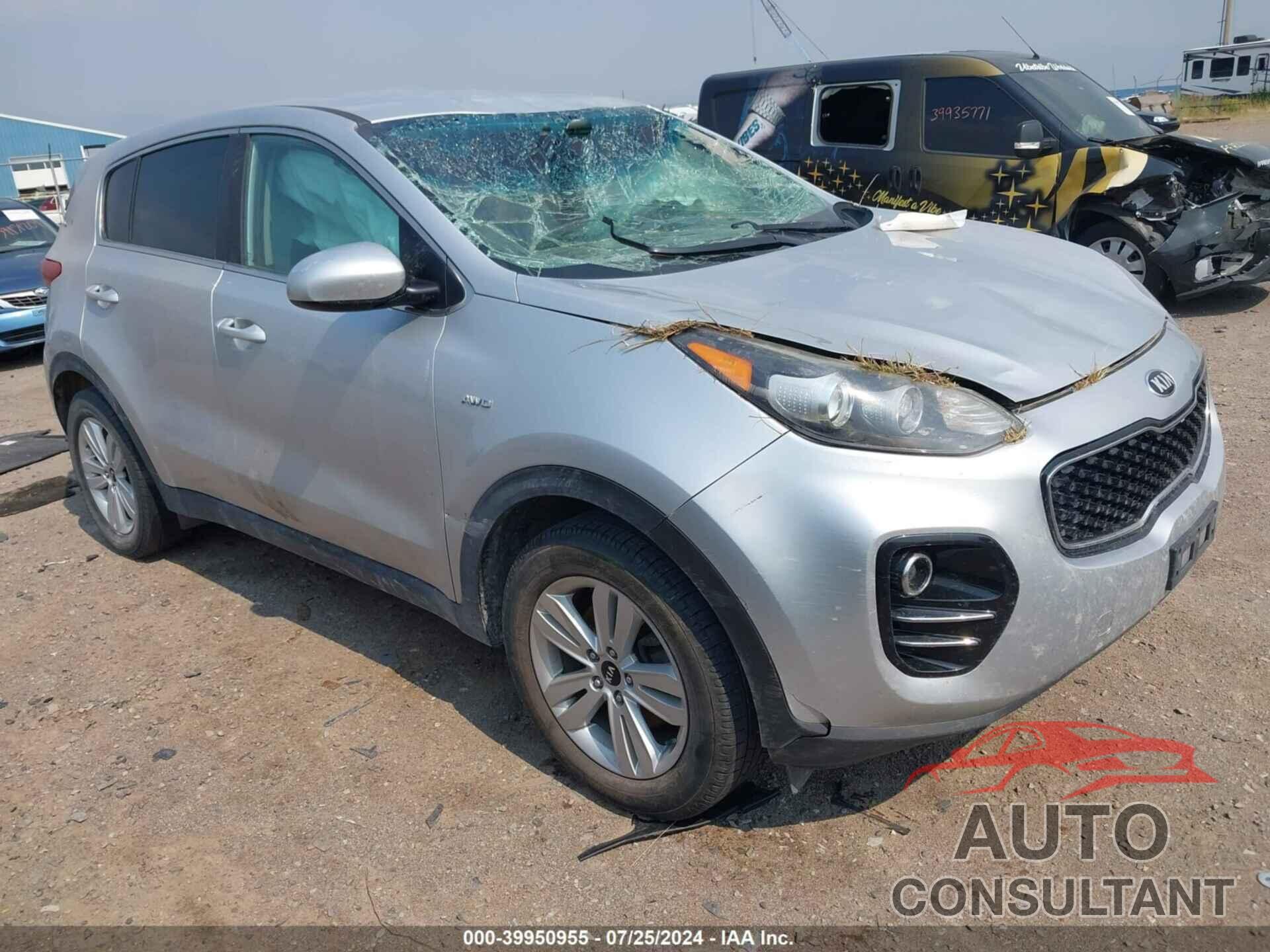 KIA SPORTAGE 2017 - KNDPMCAC6H7198437