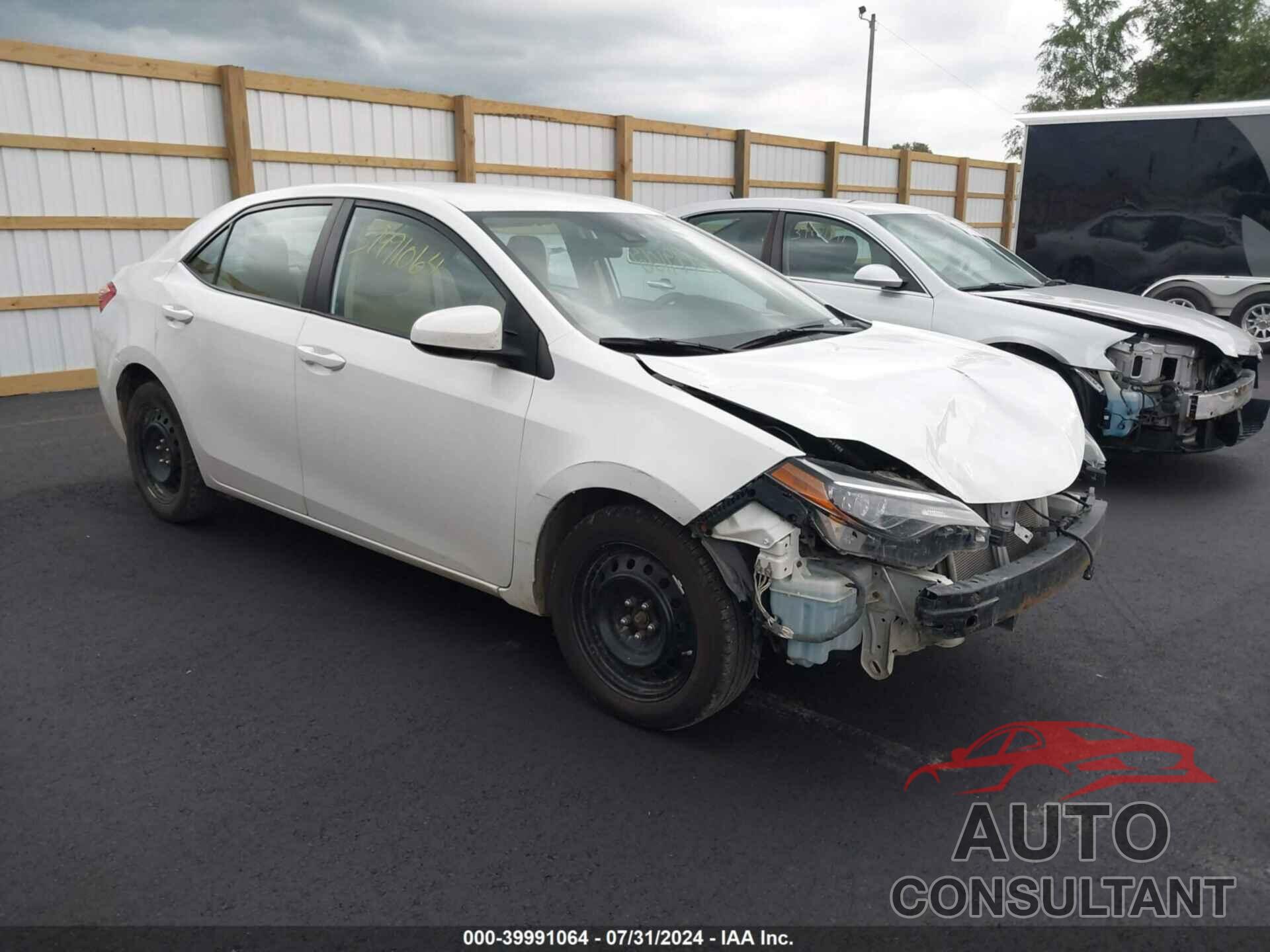 TOYOTA COROLLA 2018 - 2T1BURHE5JC987414