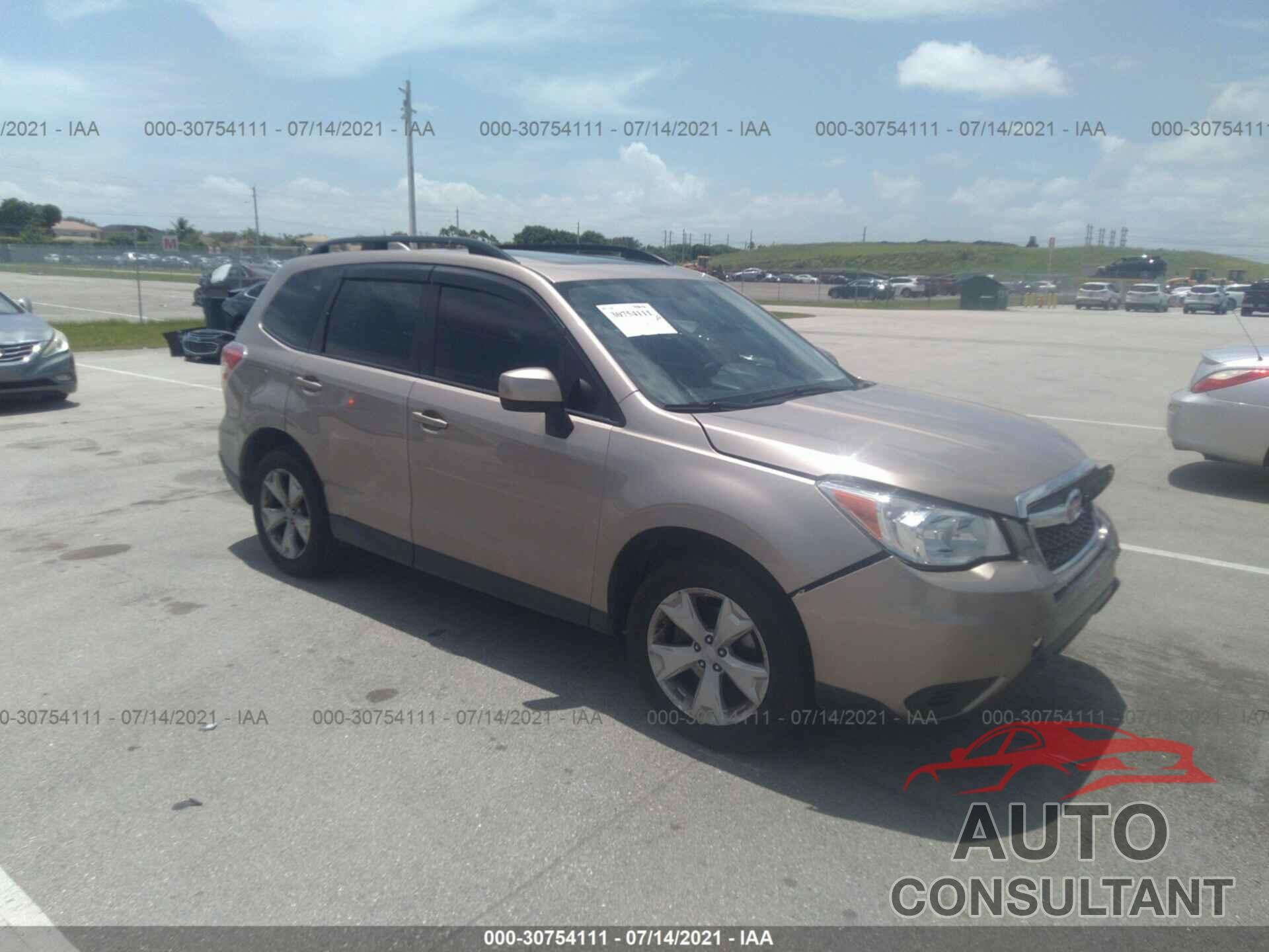 SUBARU FORESTER 2016 - JF2SJADC9GG557380