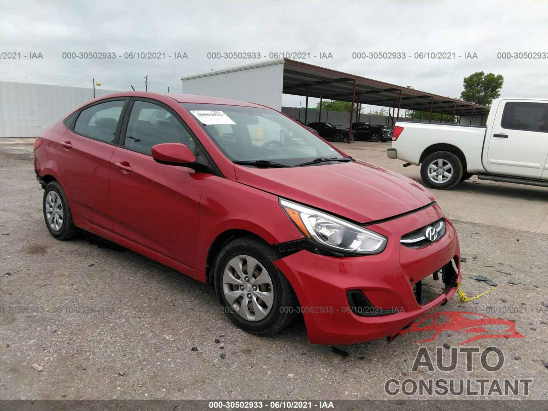 HYUNDAI ACCENT 2016 - KMHCT4AE1GU096905