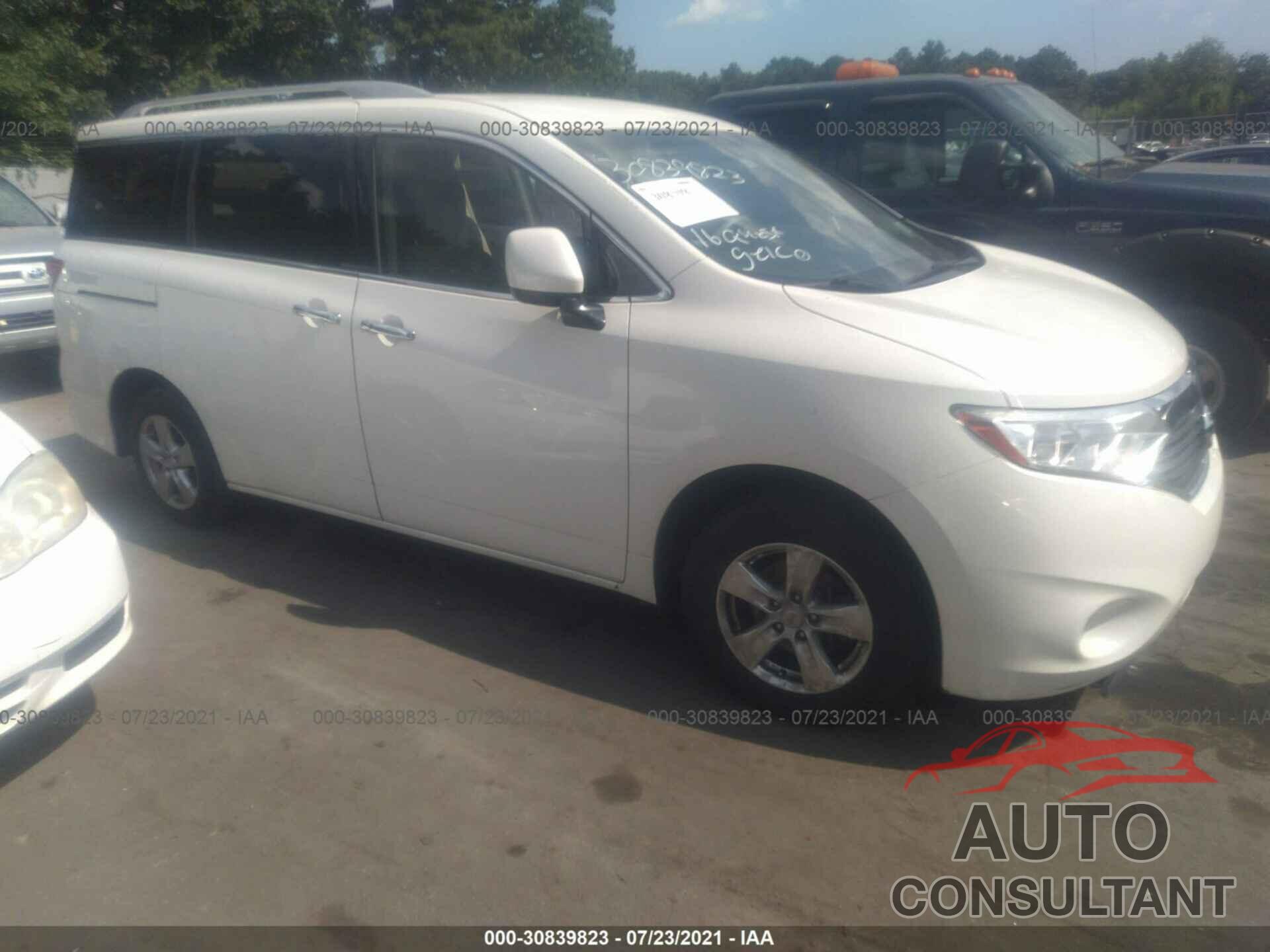 NISSAN QUEST 2016 - JN8AE2KPXG9154303