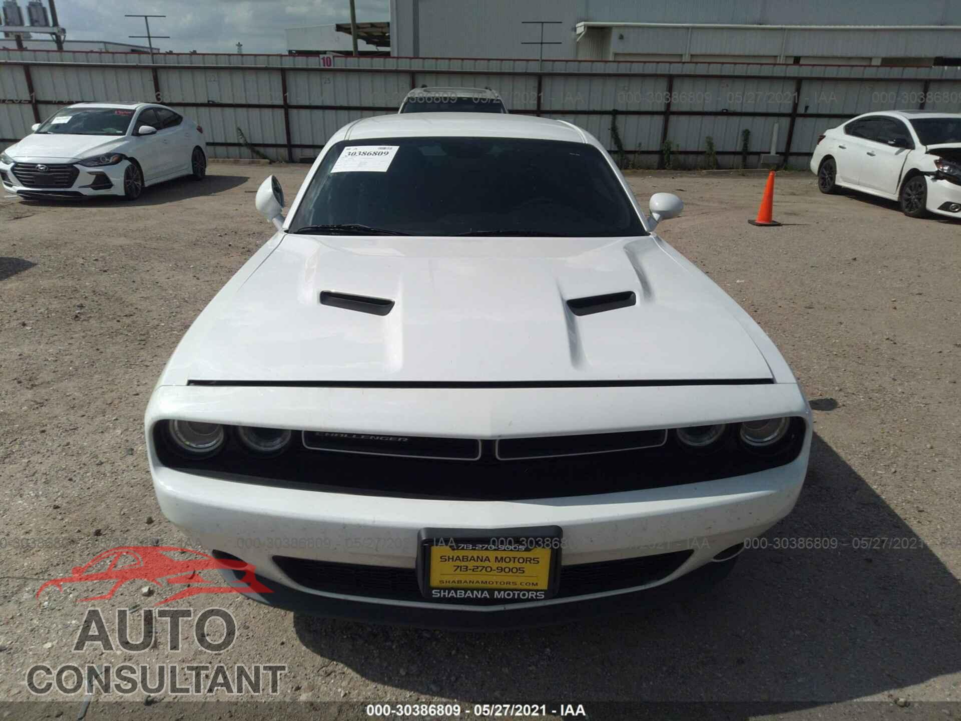 DODGE CHALLENGER 2016 - 2C3CDZAG3GH311899