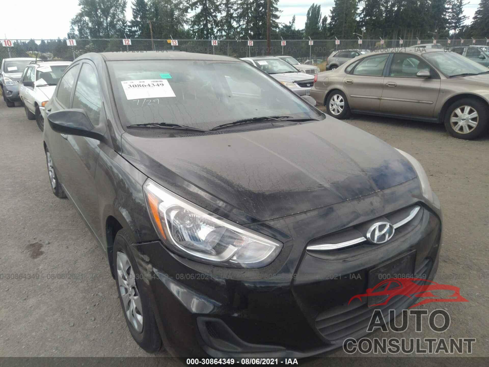 HYUNDAI ACCENT 2016 - KMHCT4AE8GU145842