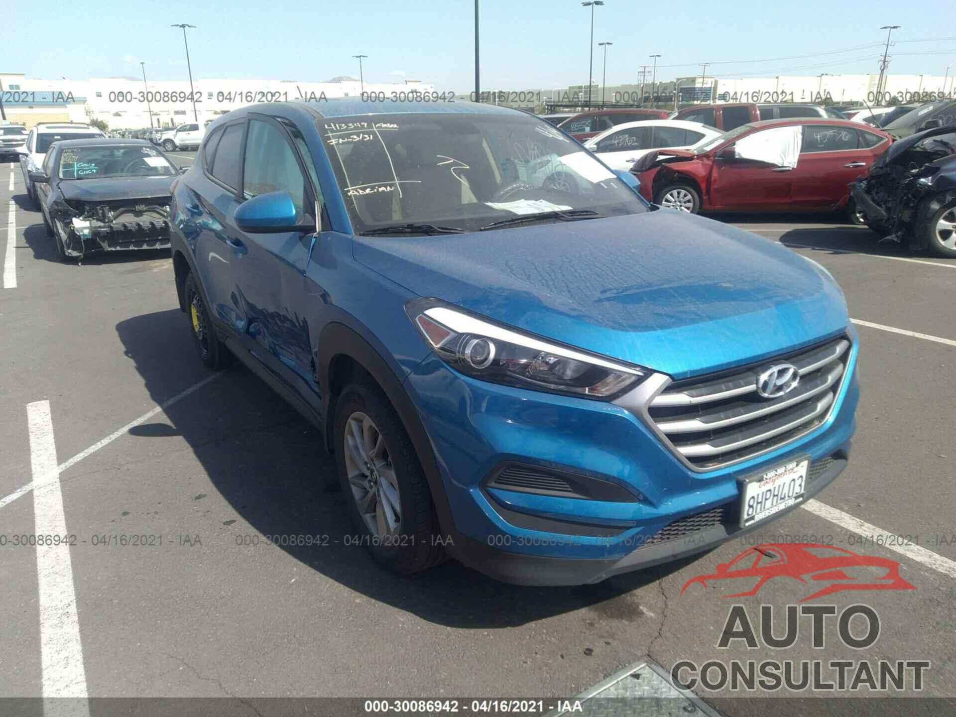 HYUNDAI TUCSON 2018 - KM8J23A48JU810161
